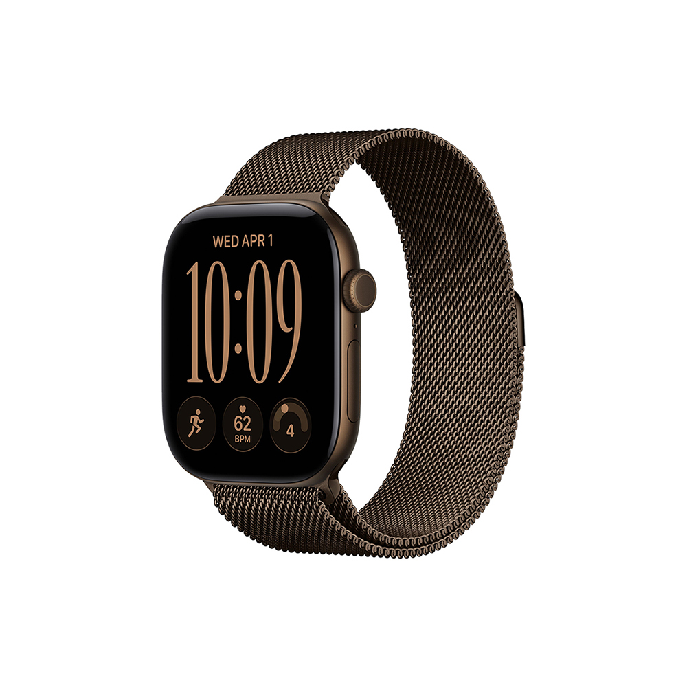 Watch S12 Cellular 42 mm – hliníkové pouzdro Tmavě bronzová, milánský tah Tmavě bronzová