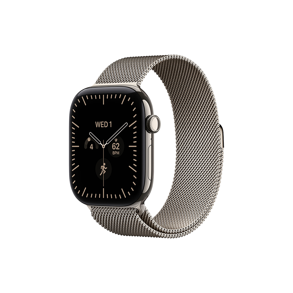 Watch S12 Cellular 42 mm – titanové pouzdro Přírodní, milánský tah Přírodní