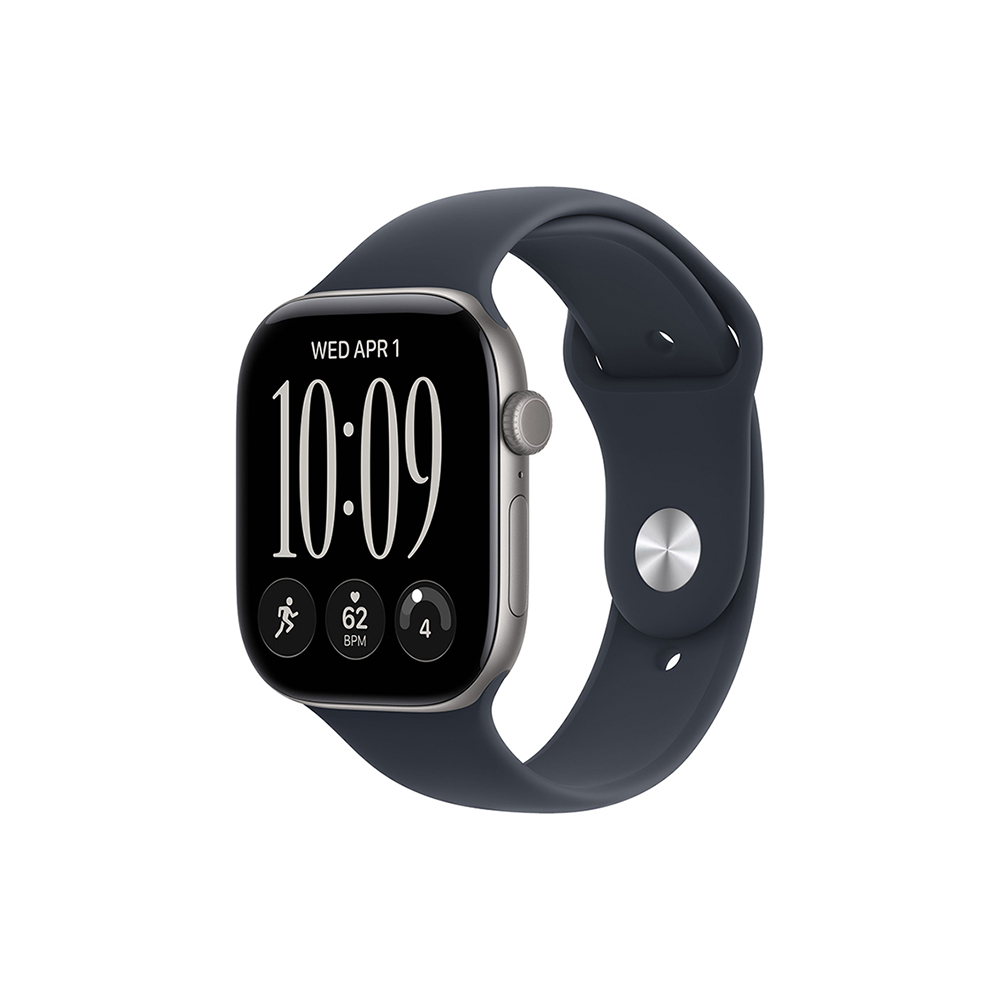 Watch S12 GPS 42 mm – hliníkové pouzdro Vesmírně šedá, sportovní řemínek Námořnická modrá – M/L
