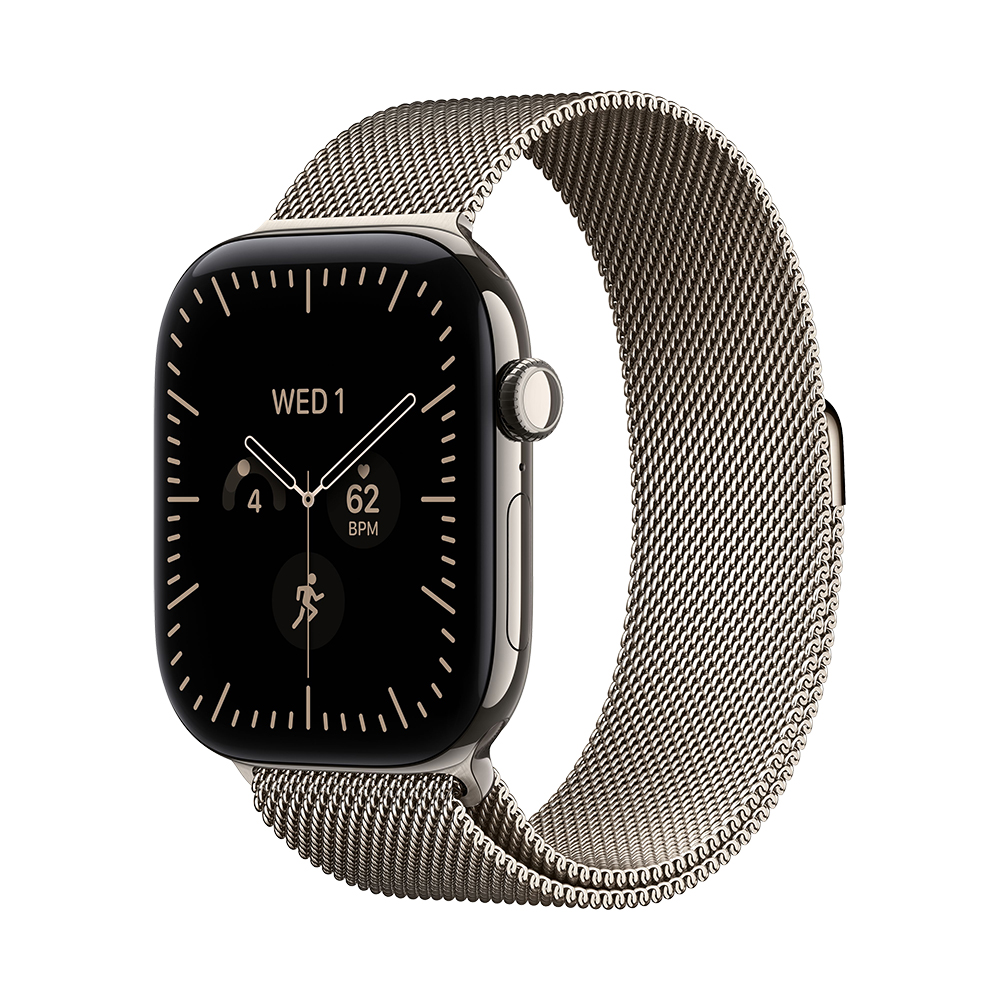 Watch S12 Cellular 46 mm – titanové pouzdro Přírodní, milánský tah Přírodní – S/M – foto 1
