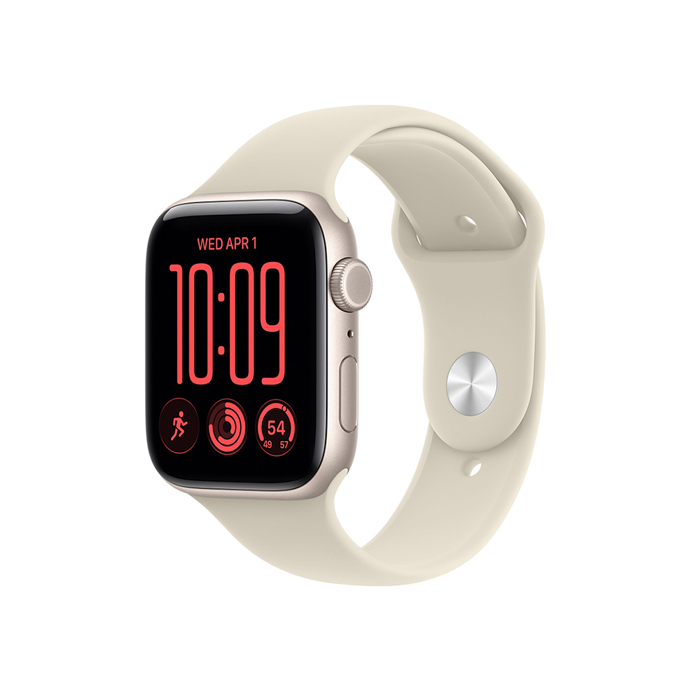 Watch SE3 v2 Cellular 40 mm – hliníkové pouzdro Hvězdně bílá, sportovní řemínek Písková – M/L