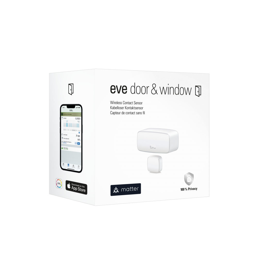 Eve Door & Window (Matter - compatible w Apple, Google & SmartThings)