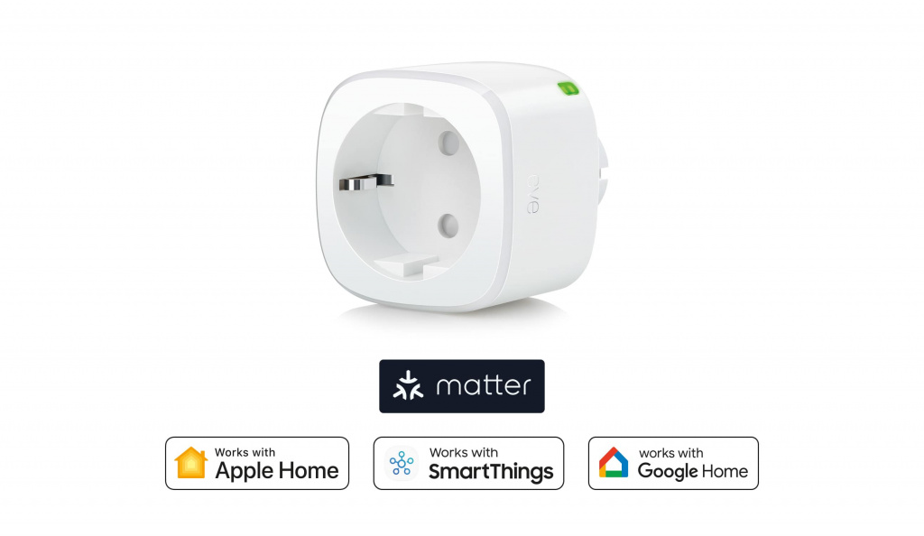 Eve Energy Smart Plug (Matter - compatible w Apple, Google & SmartThings)