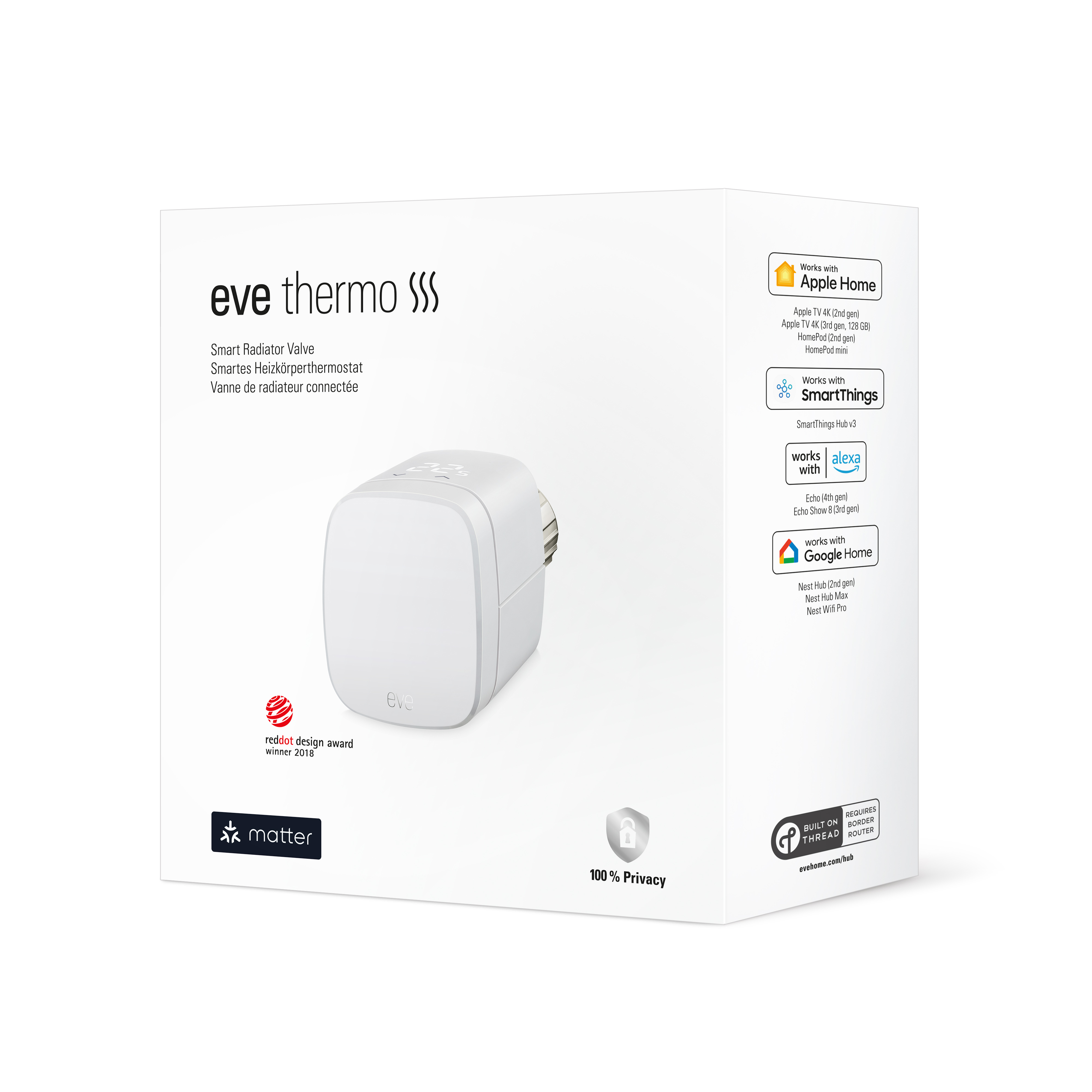 Eve Thermo - Smart radiator valve (Matter)