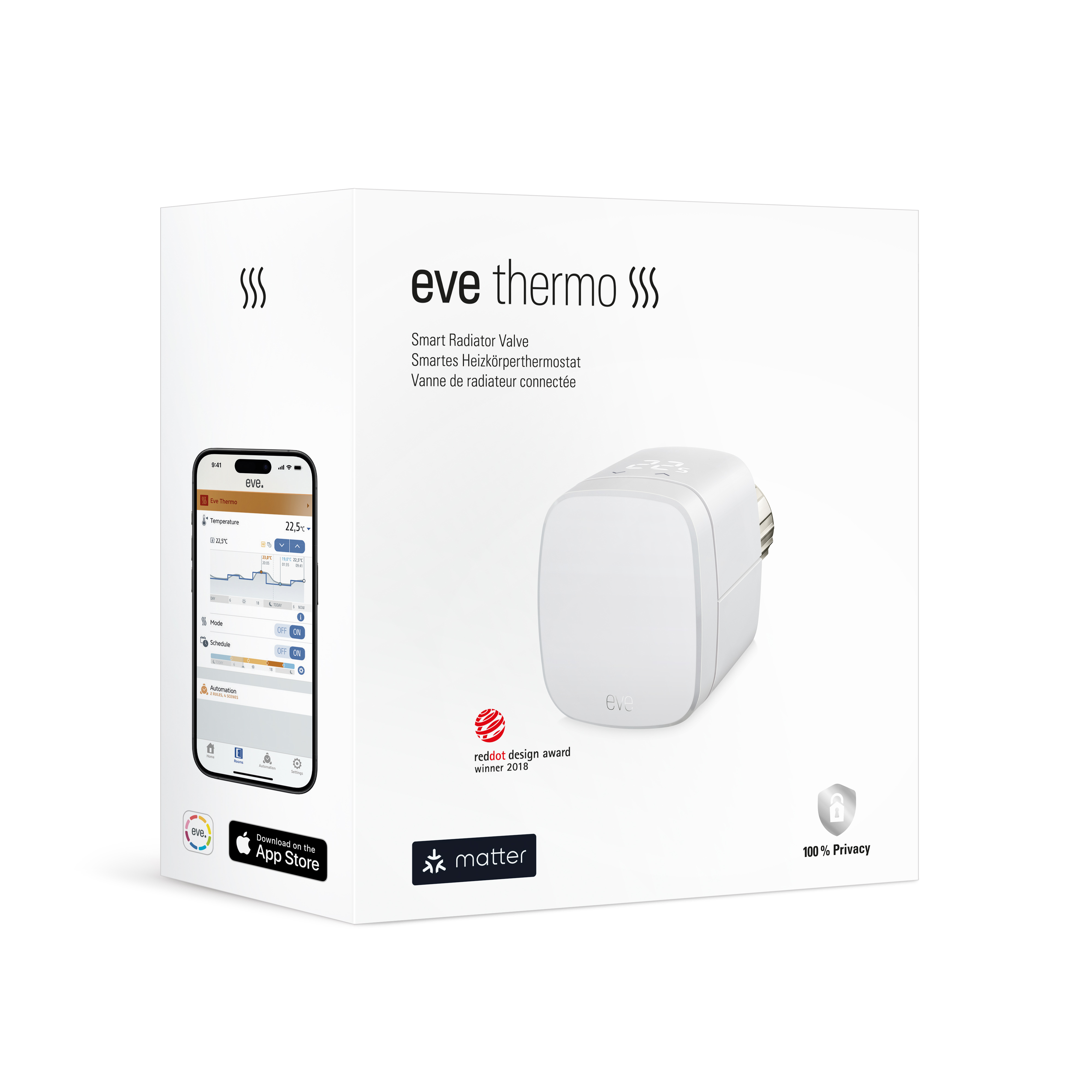 Eve Thermo - Smart radiator valve (Matter)