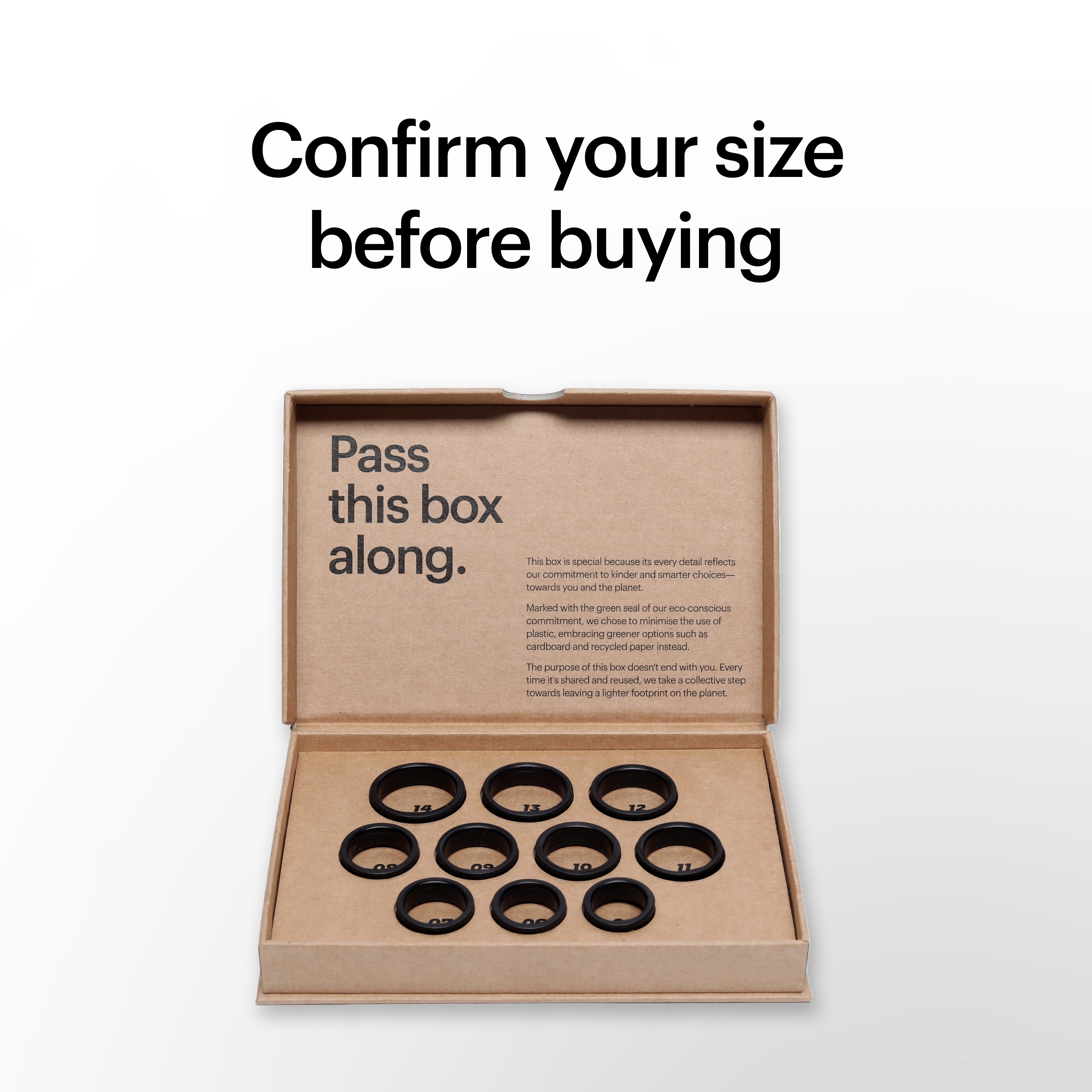 Ultrahuman Ring Air Sizing Kit with Swatches