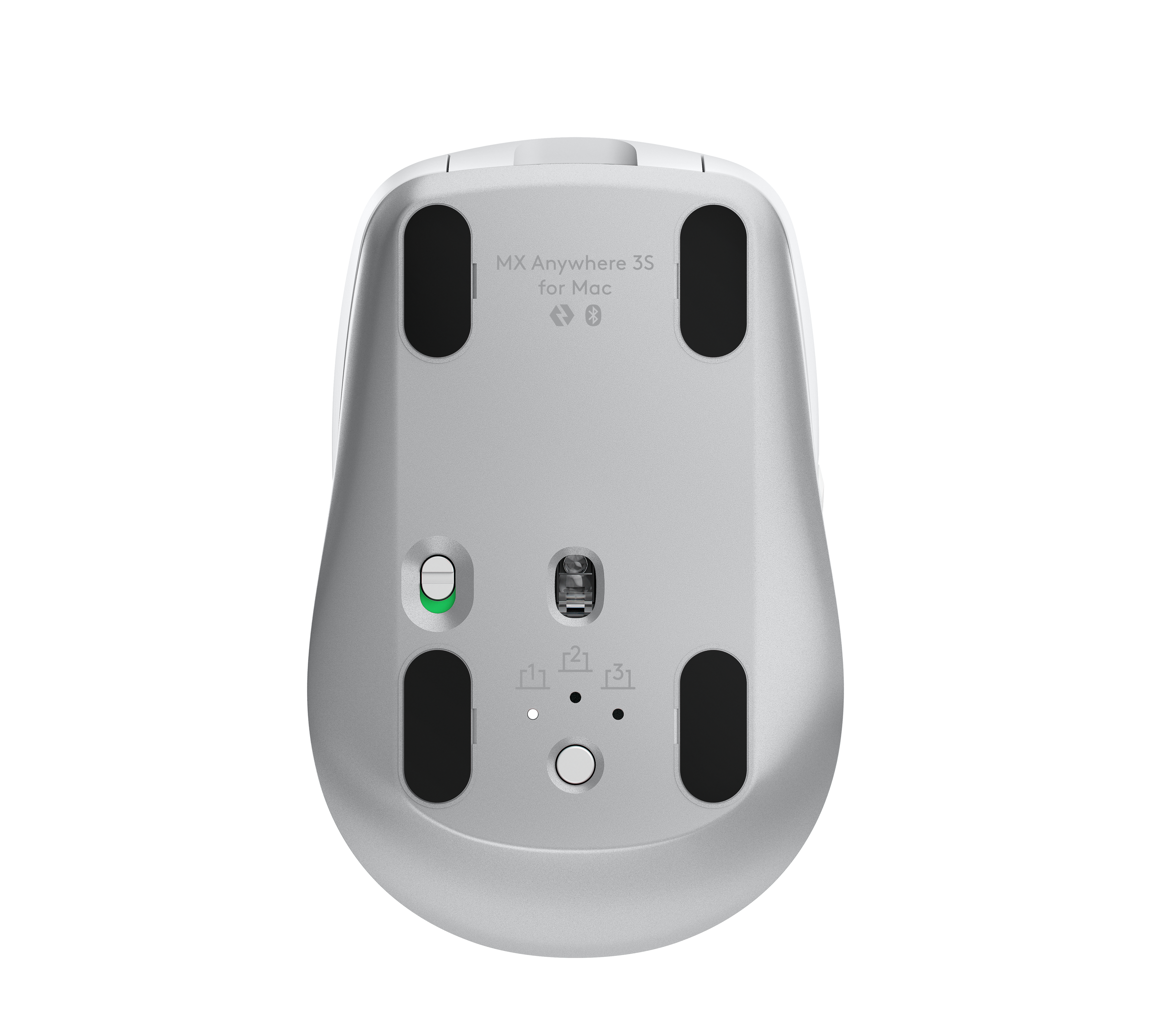 Logitech MX Anywhere 3S for Mac Compact Wireless Performance Mouse - Pale Grey