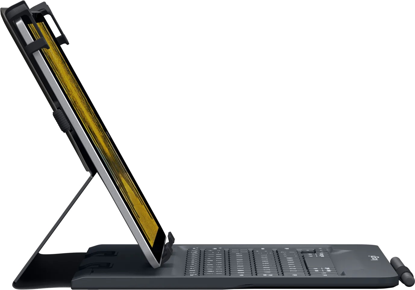 Logitech Universal Folio Keyboard case with Bluetooth for 9-10 inch Apple, Android, Windows tablets for 9-10 inch tablets - Black - UK