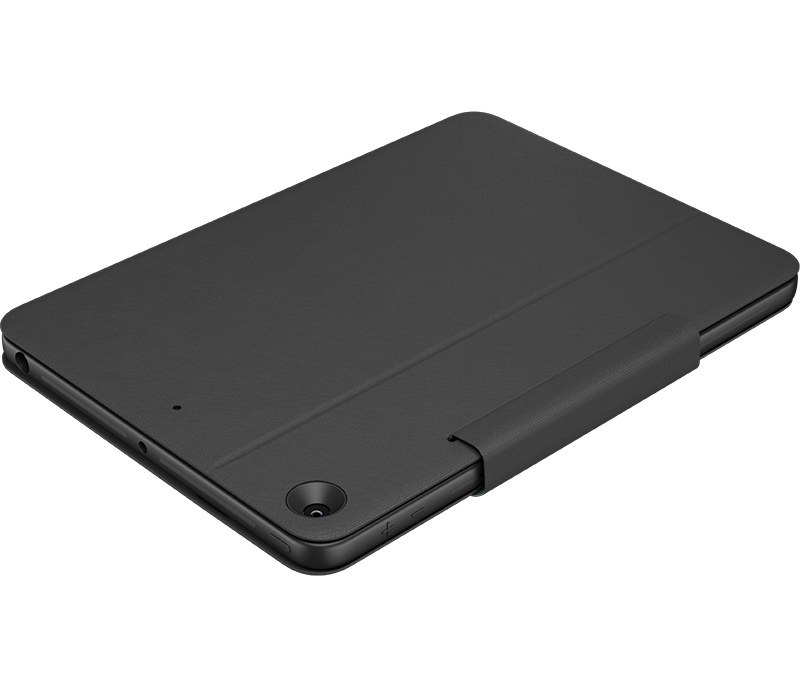 Logitech Rugged Folio Ultra-protective keyboard case with Smart Connector for iPad (7th, 8th and 9th gen) - Graphite - UK
