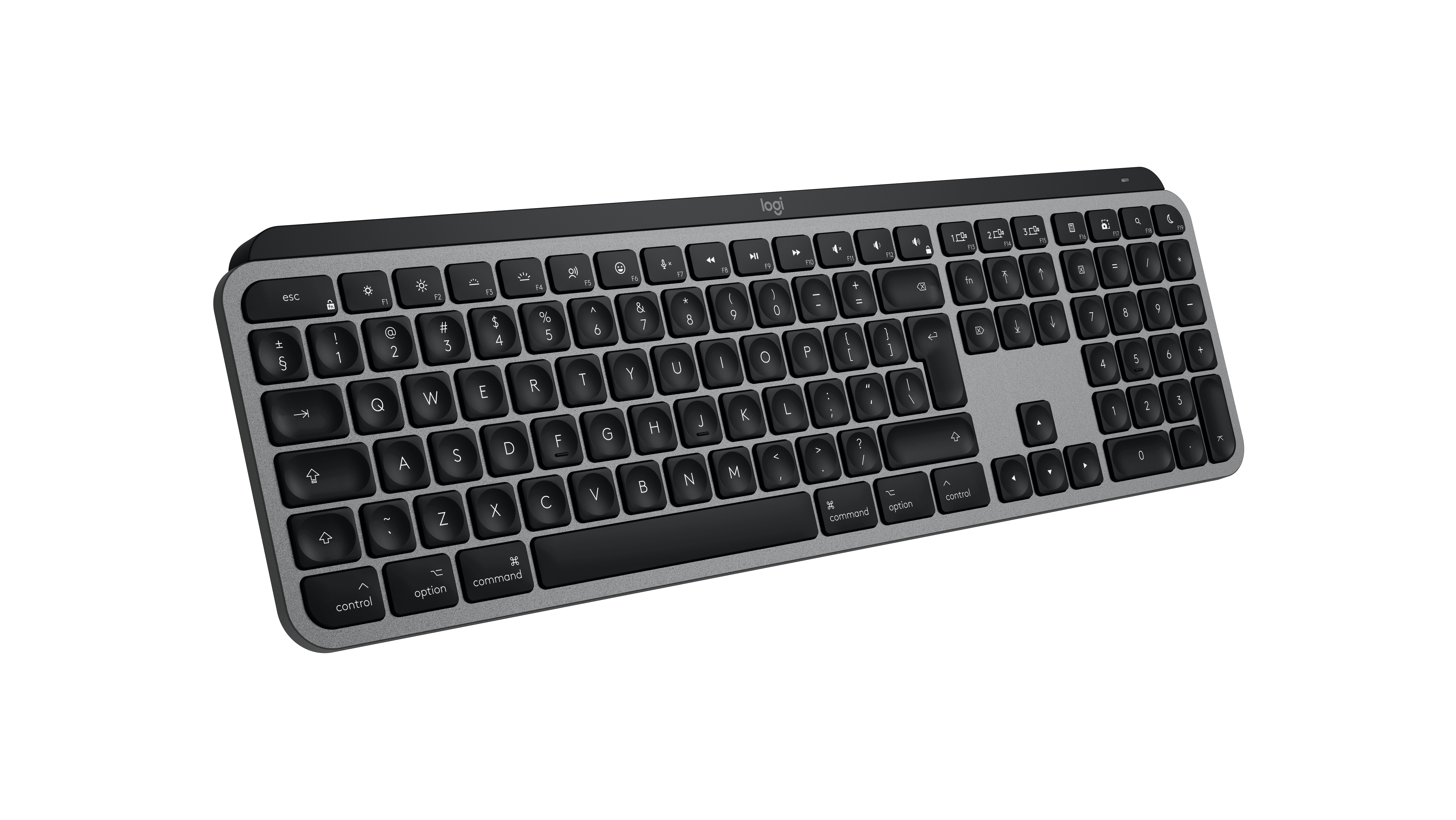 Logitech MX Keys S for Mac Compact Wireless Performance Mouse - Grey - US/INT