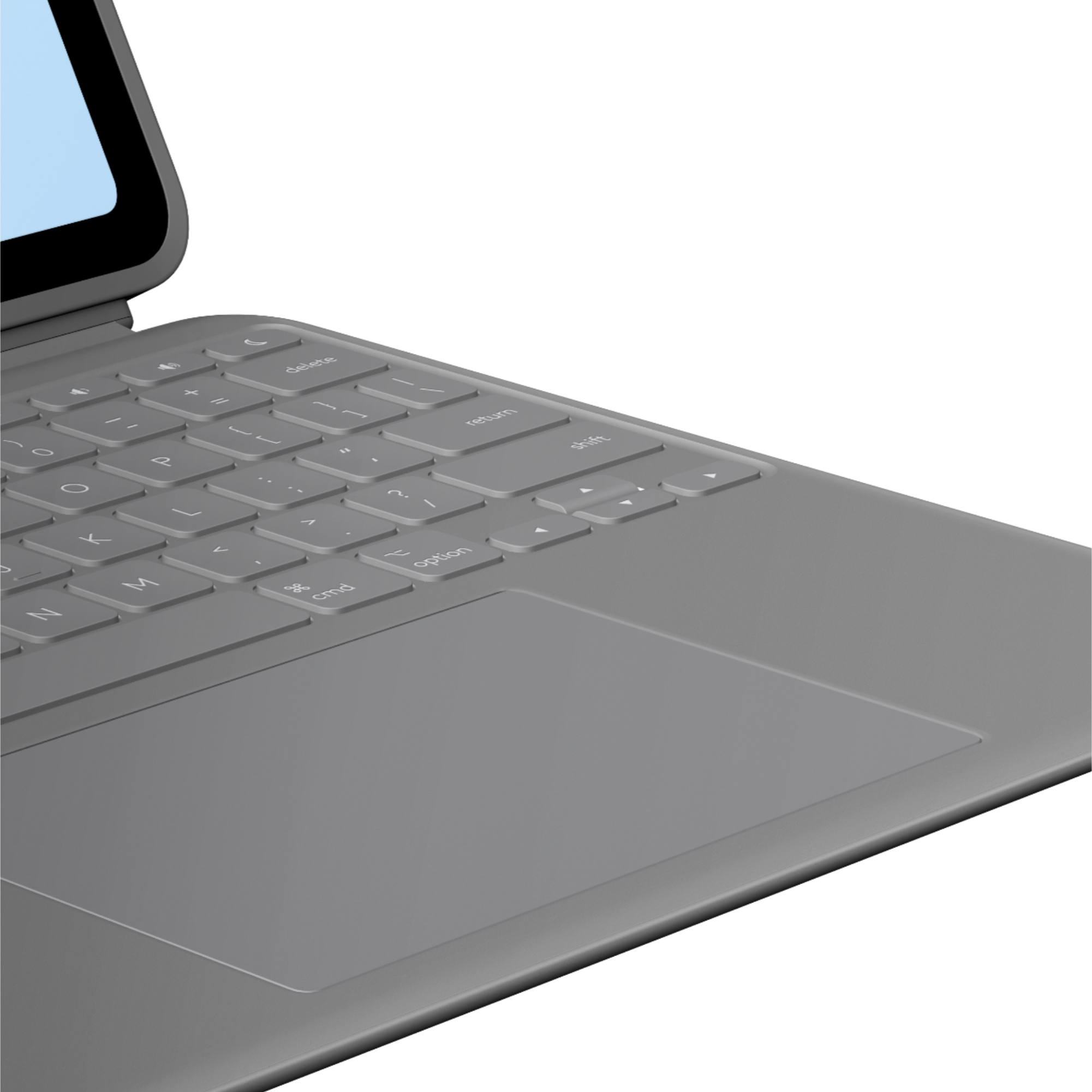 Logitech Combo Touch for iPad Air 13-inch (M2)-OXFORD-935OLD948,EMEA - Grey - US INT'L