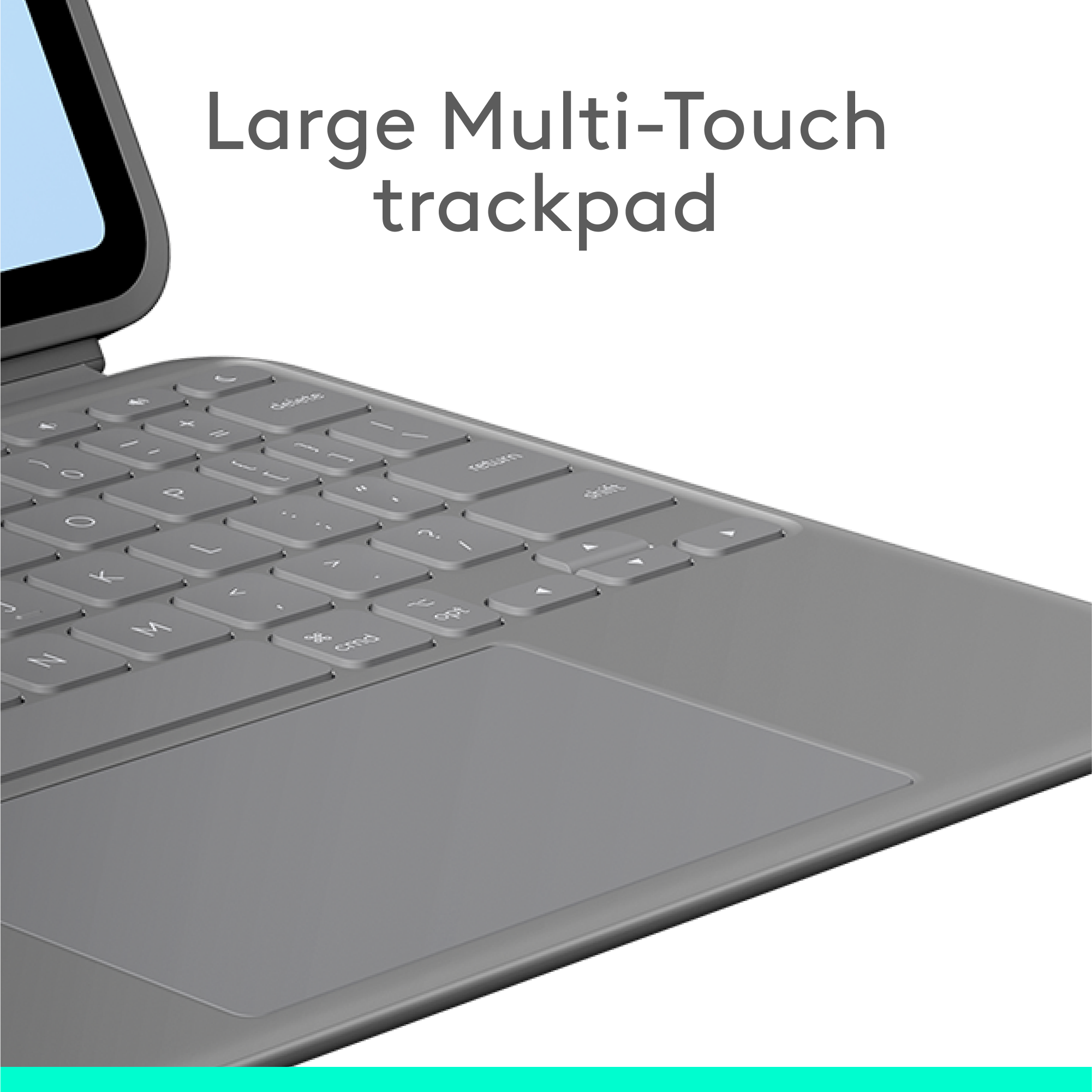 Logitech Combo Touch iPad Air 11-inch (M2)-OXFORD-935OLD948-US,EMEA - Grey - US INT'L