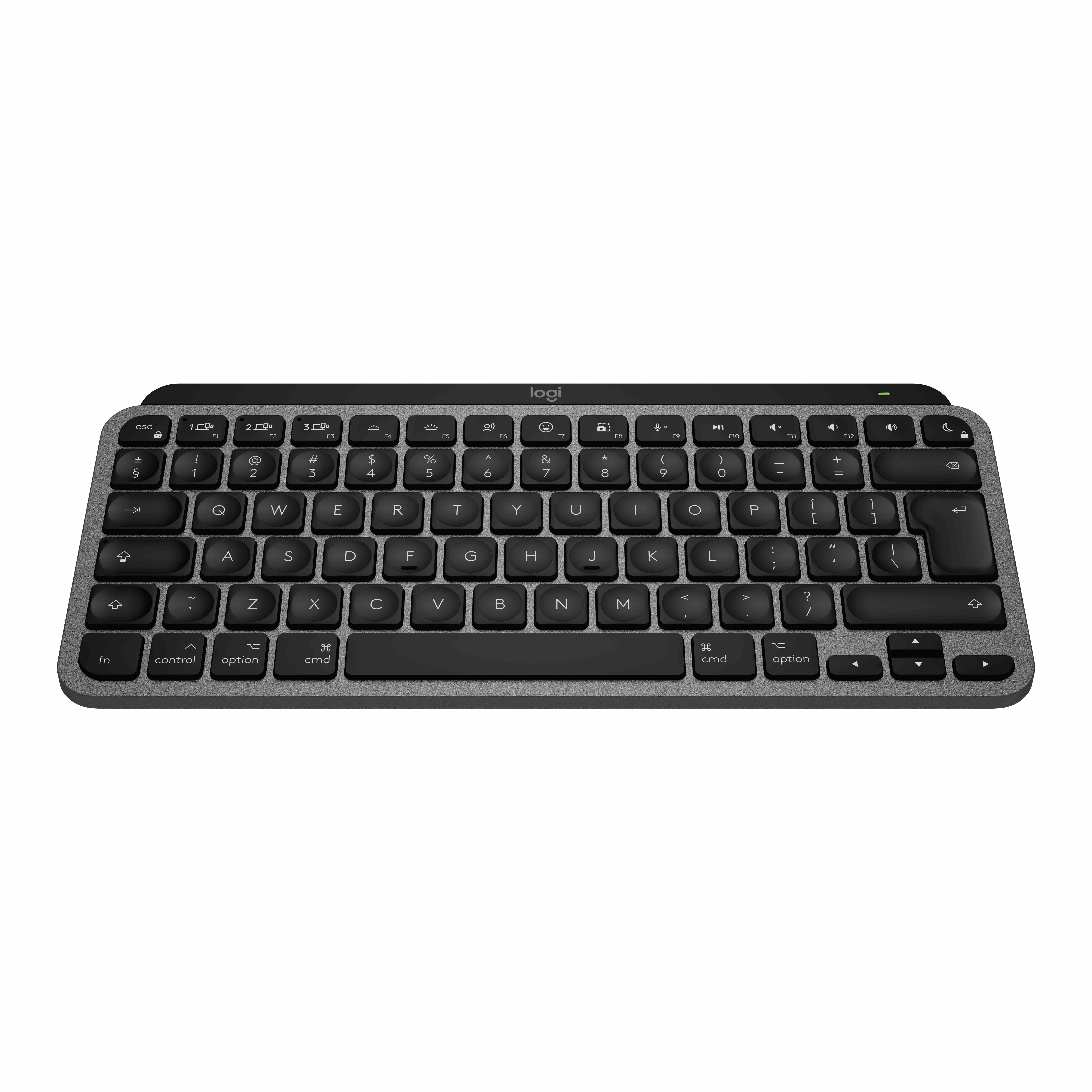 Logitech MX Keys Mini For Mac Minimalist Wireless Illuminated Keyboard - Space Grey - US/INT