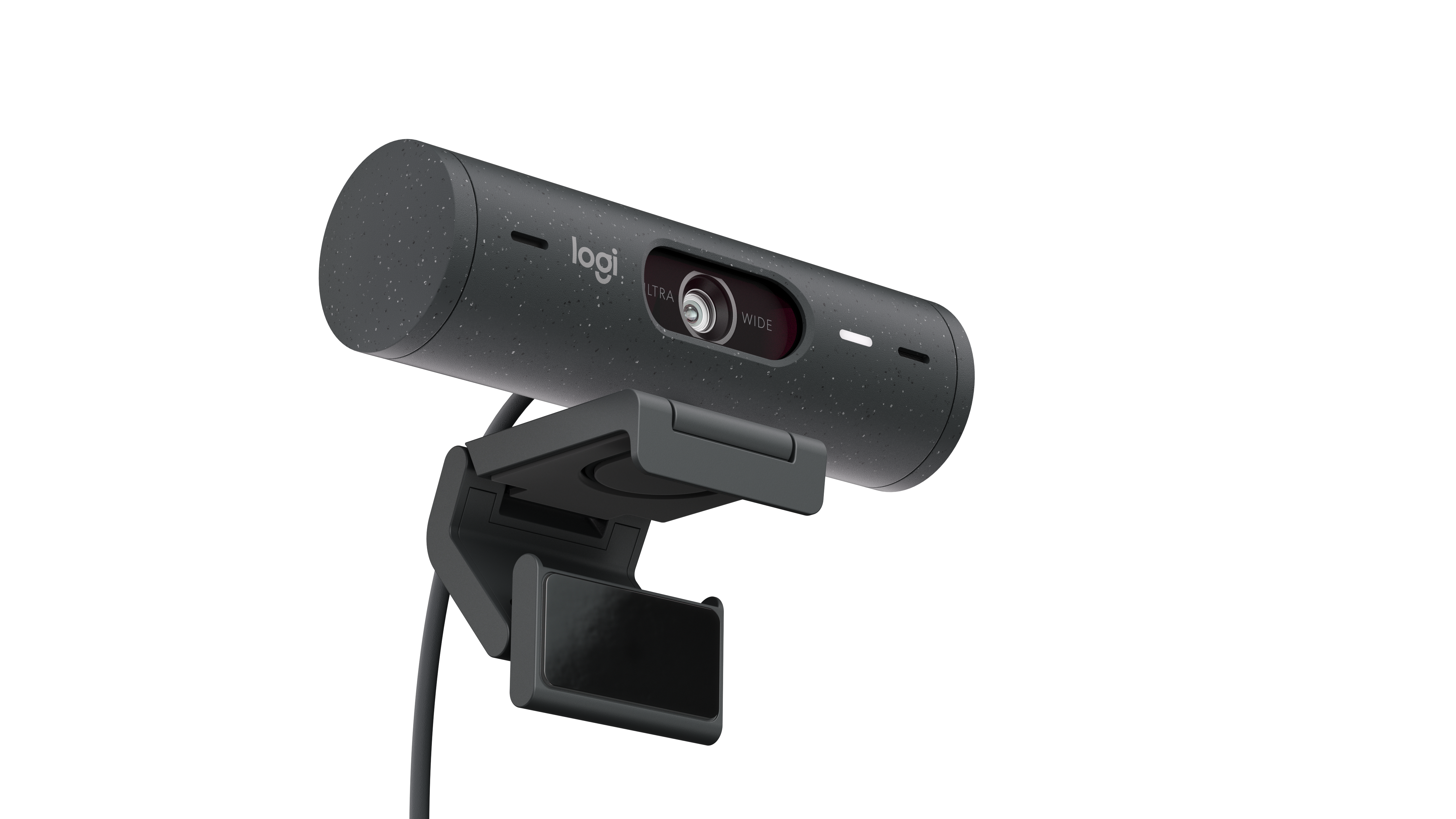 Logitech Brio 500 Full HD 1080p webcam w light correction, auto-framing, & Show Mode - Graphite