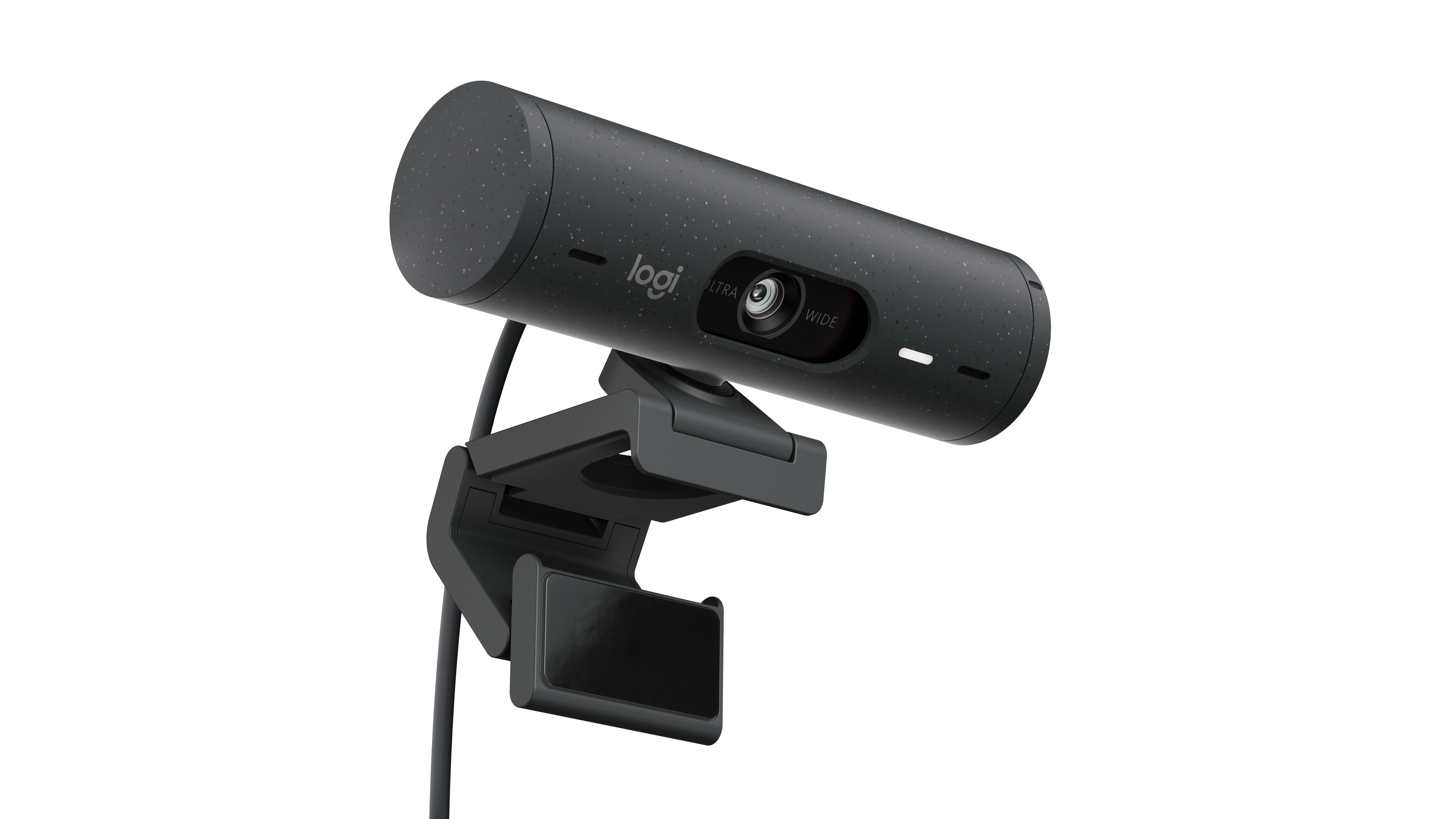 Logitech Brio 500 Full HD 1080p webcam w light correction, auto-framing, & Show Mode - Graphite