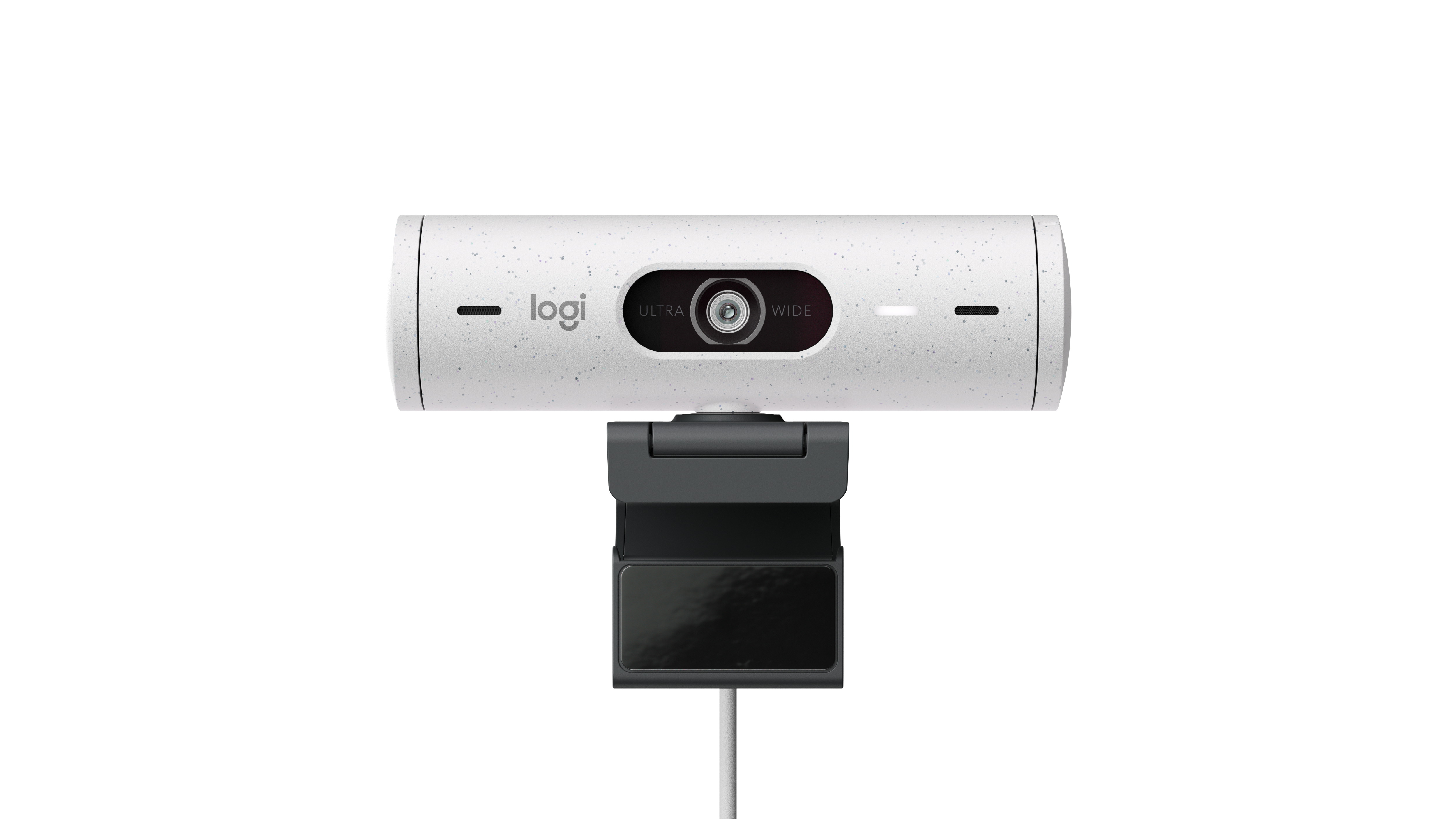 Logitech Brio 500 Full HD 1080p webcam w light correction, auto-framing, & Show Mode - Off White