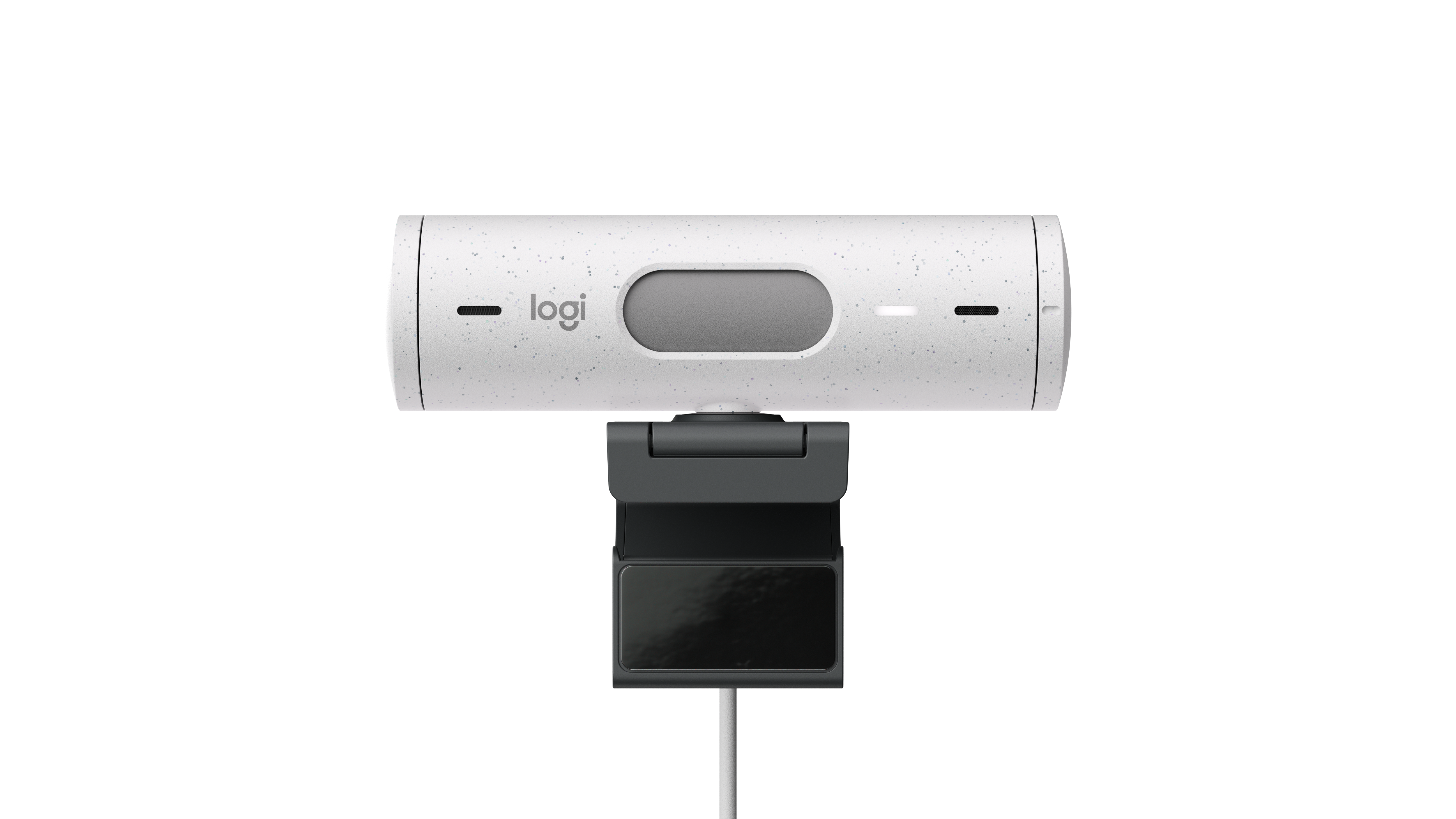Logitech Brio 500 Full HD 1080p webcam w light correction, auto-framing, & Show Mode - Off White