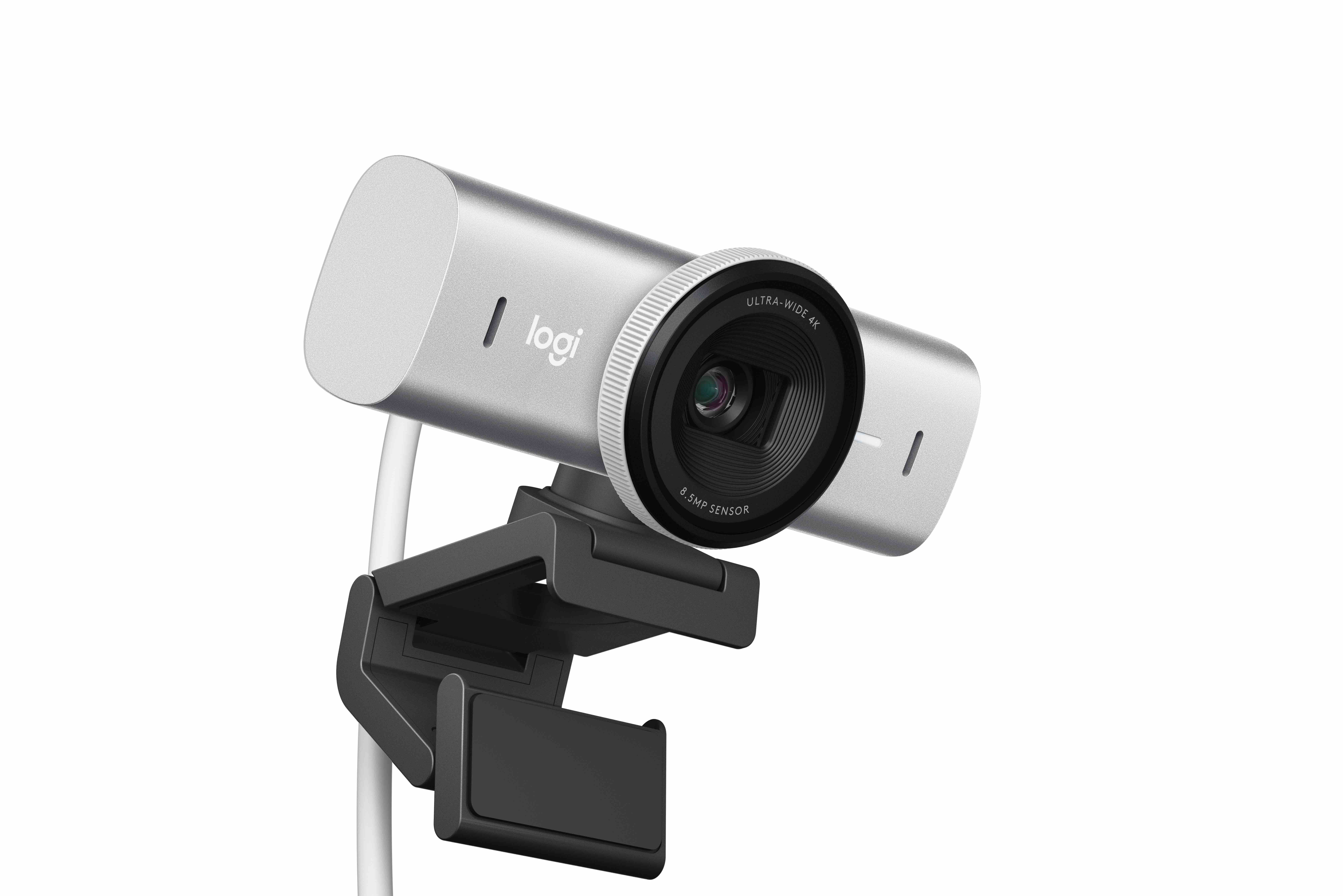 Logitech MX Brio 4K Ultra HD Collaboration and Streaming Webcam - Pale Grey