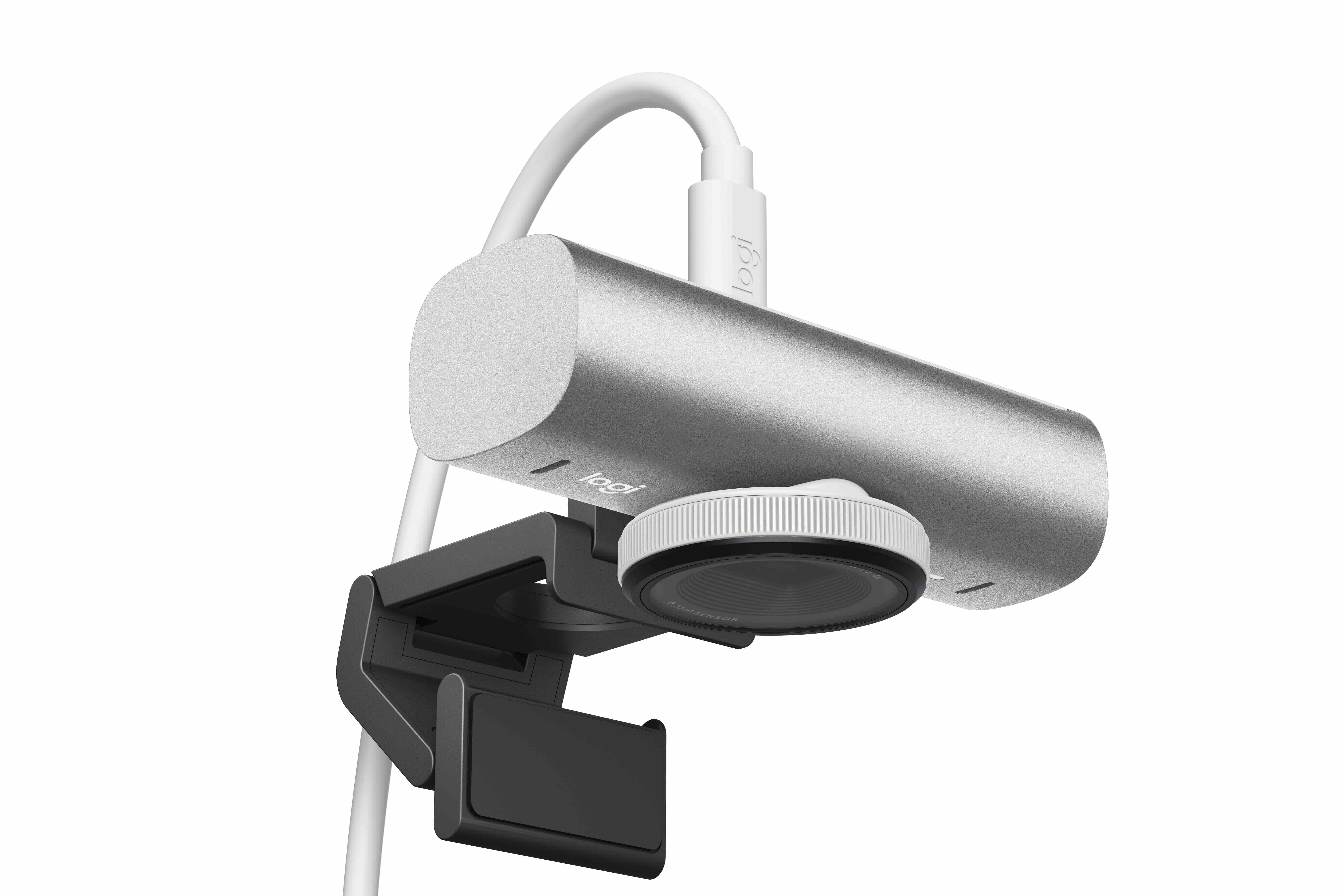 Logitech MX Brio 4K Ultra HD Collaboration and Streaming Webcam - Pale Grey