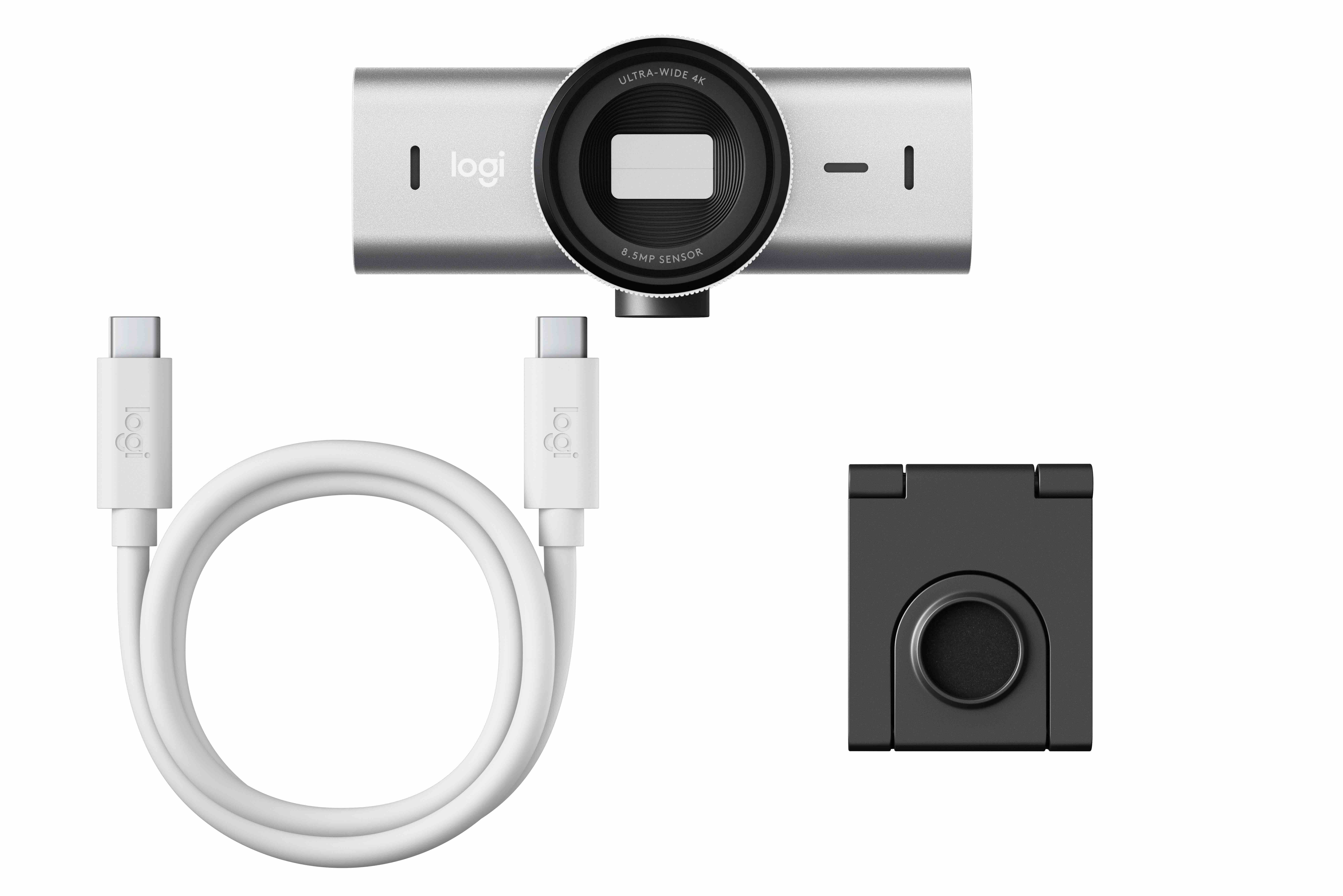 Logitech MX Brio 4K Ultra HD Collaboration and Streaming Webcam - Pale Grey