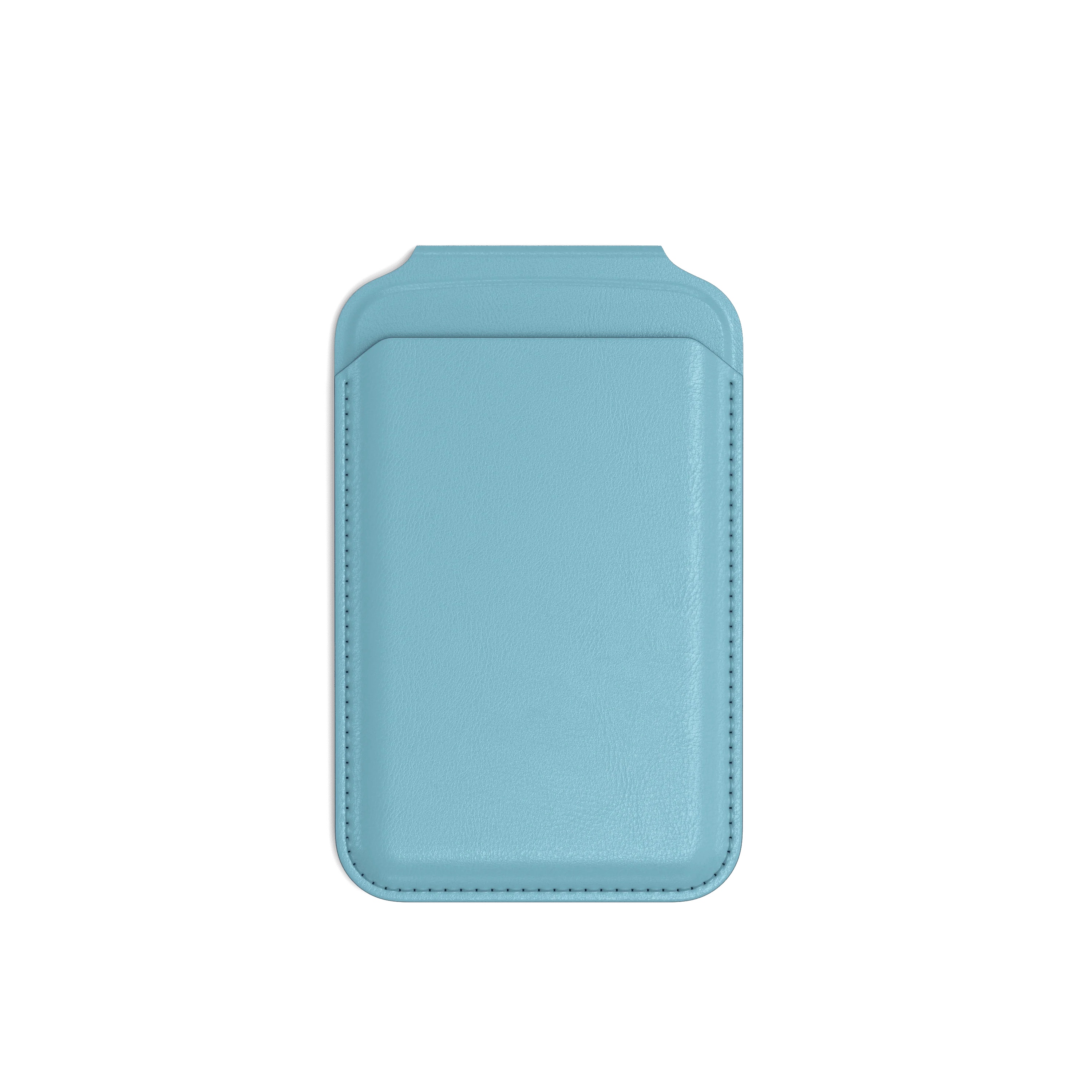 Satechi Vegan-Leather Magnetic Wallet Stand, Magsafe Compatible - Light Blue