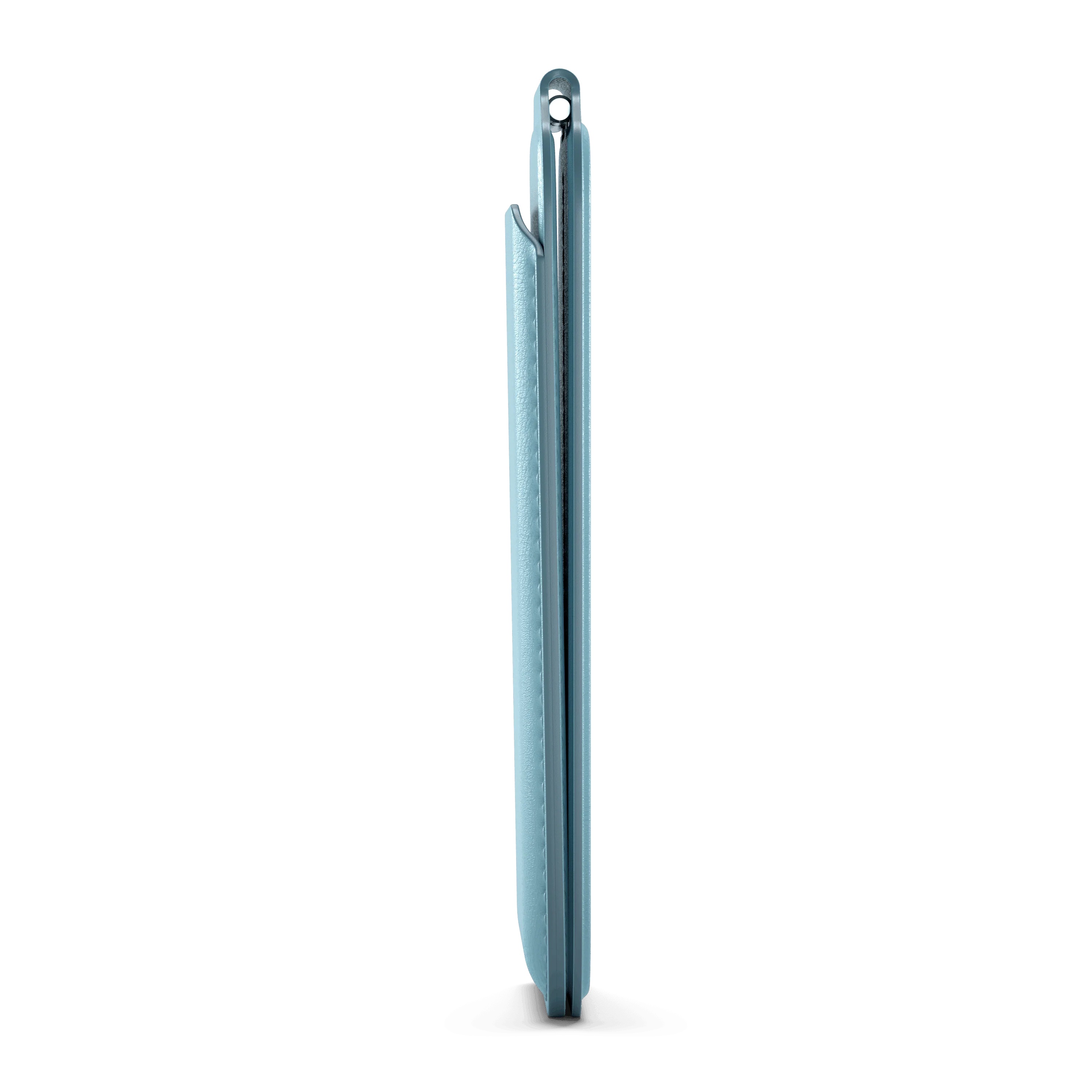 Satechi Vegan-Leather Magnetic Wallet Stand, Magsafe Compatible - Light Blue