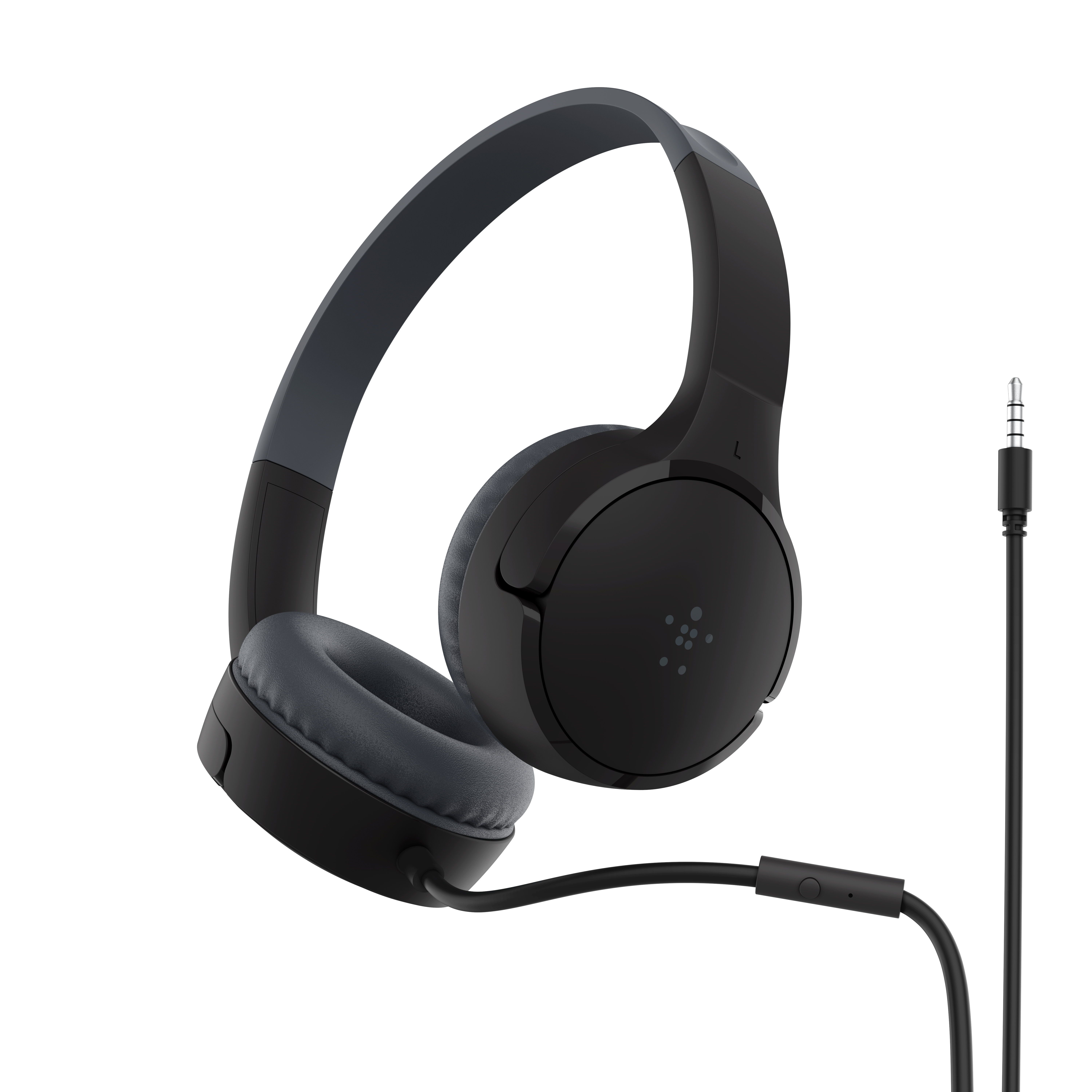 Belkin SOUNDFORM Mini Wired On-Ear Headphones for Kids - Black