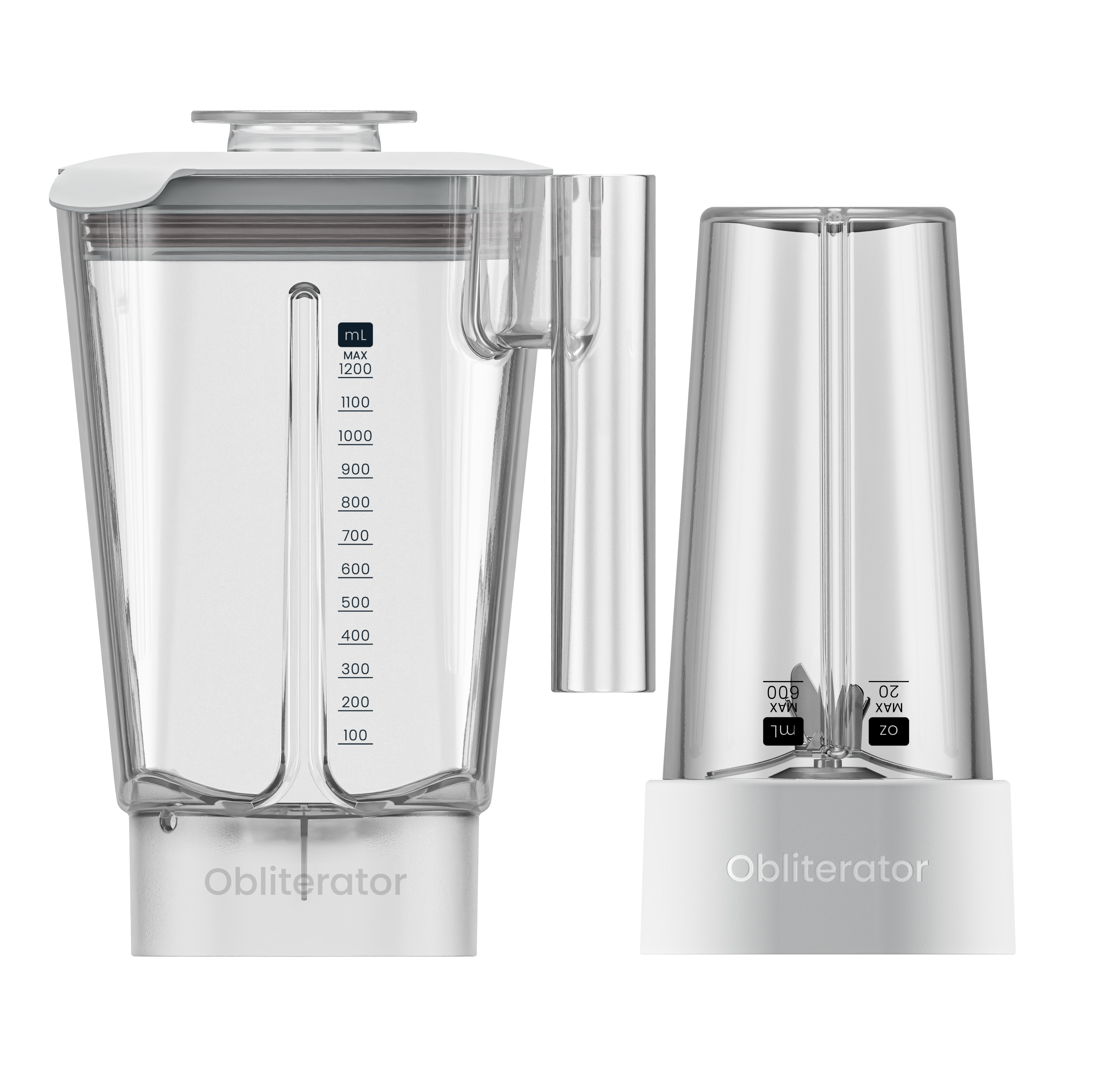 Chefman Obliterator Blender with Travel Jar - Concrete