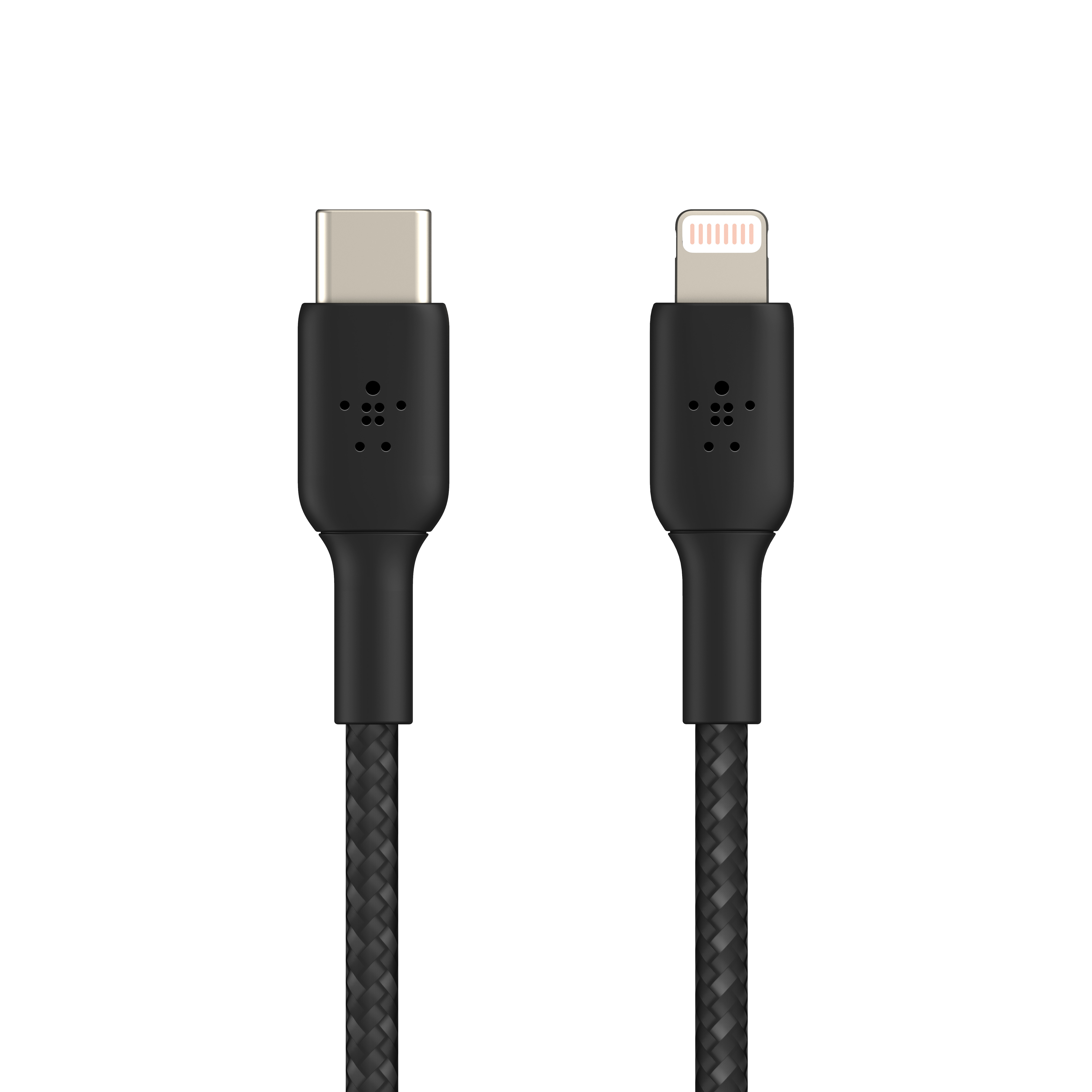 Belkin BOOST CHARGE USB-C to Lightning Cable, Braided - 2M - Black