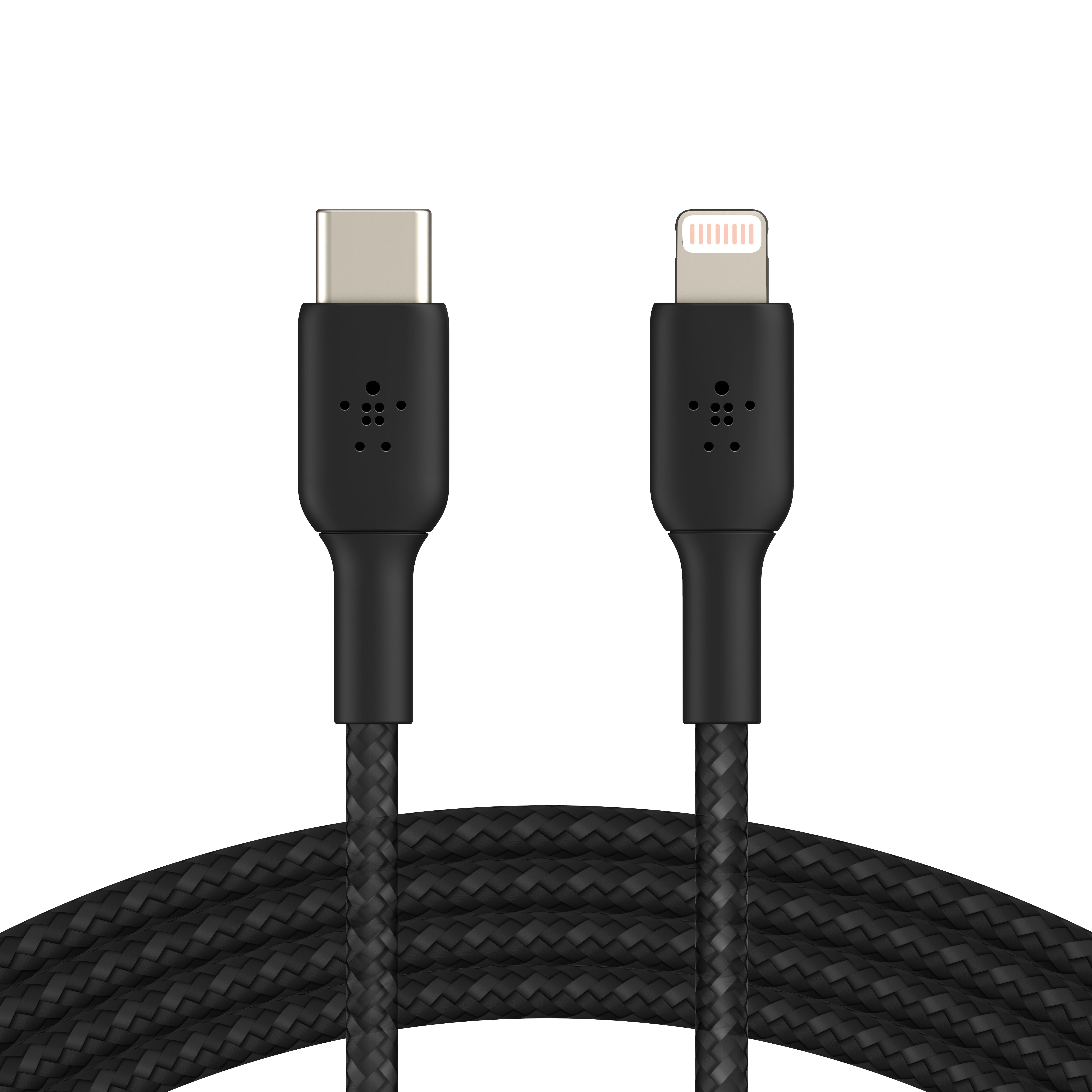 Belkin BOOST CHARGE USB-C to Lightning Cable, Braided - 2M - Black