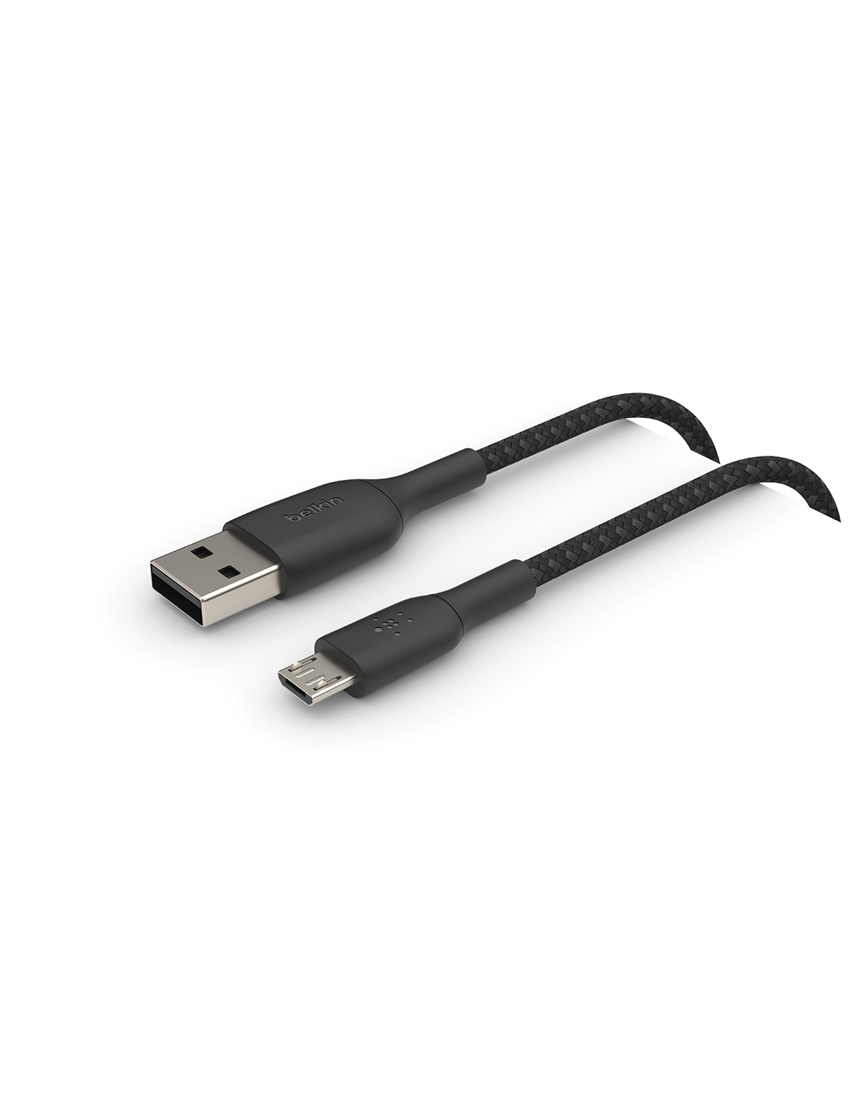 Belkin BOOST CHARGE Micro-USB to USB-A Cable, Braided - 1M - Black