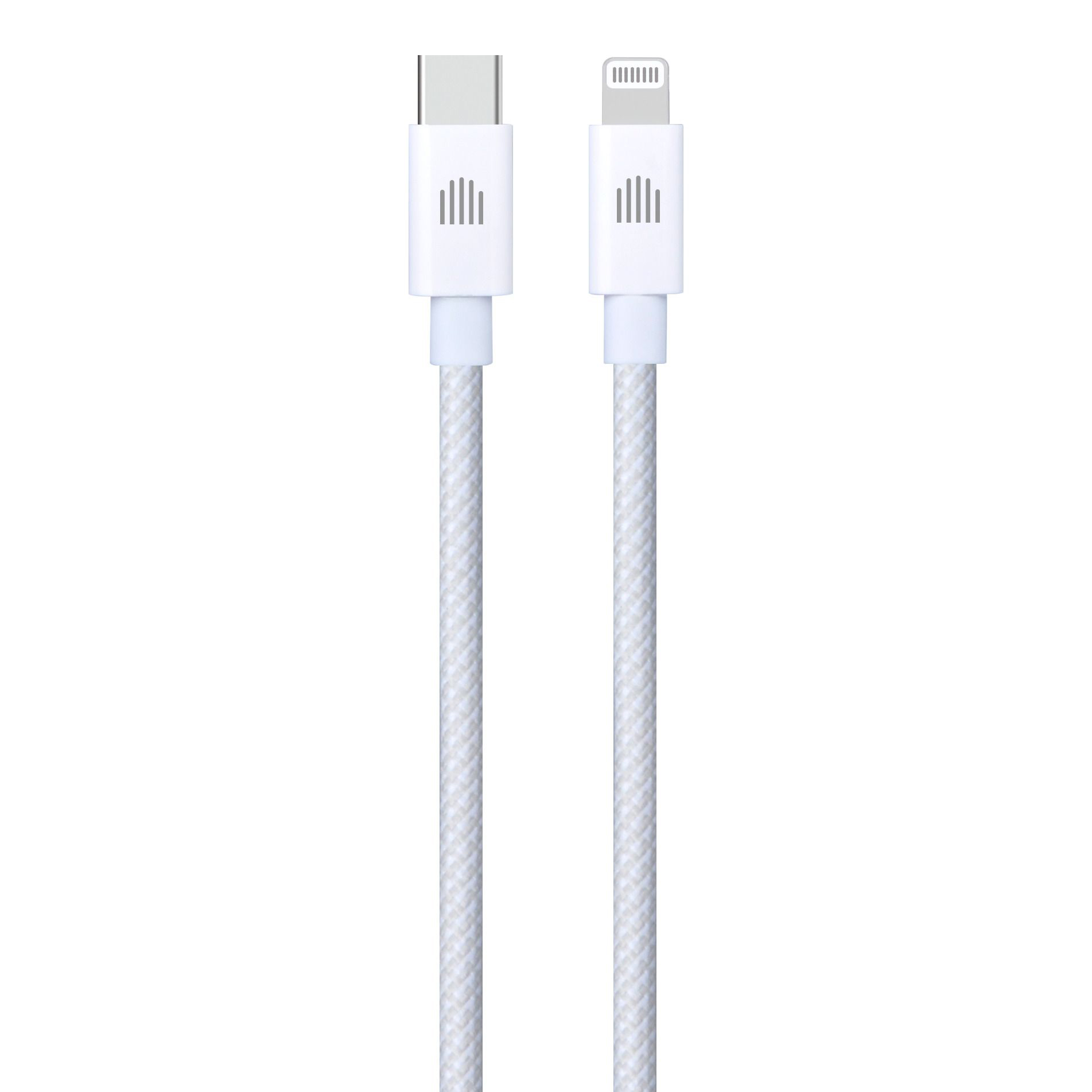 Dviced Cable USB-C to Lightning Nylon Textile 1,25m - White