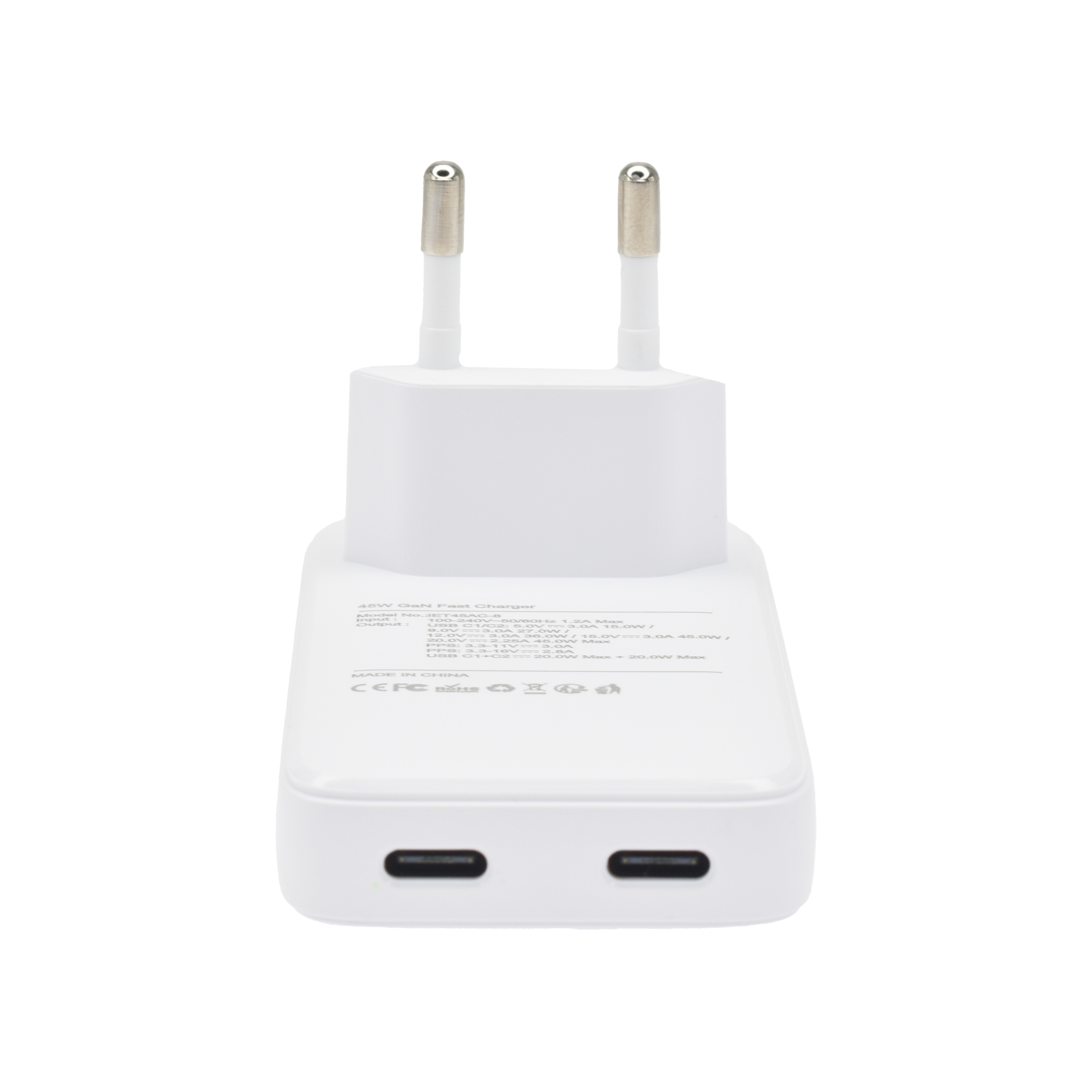 Dviced Wall charger 30W GaN C EU - White