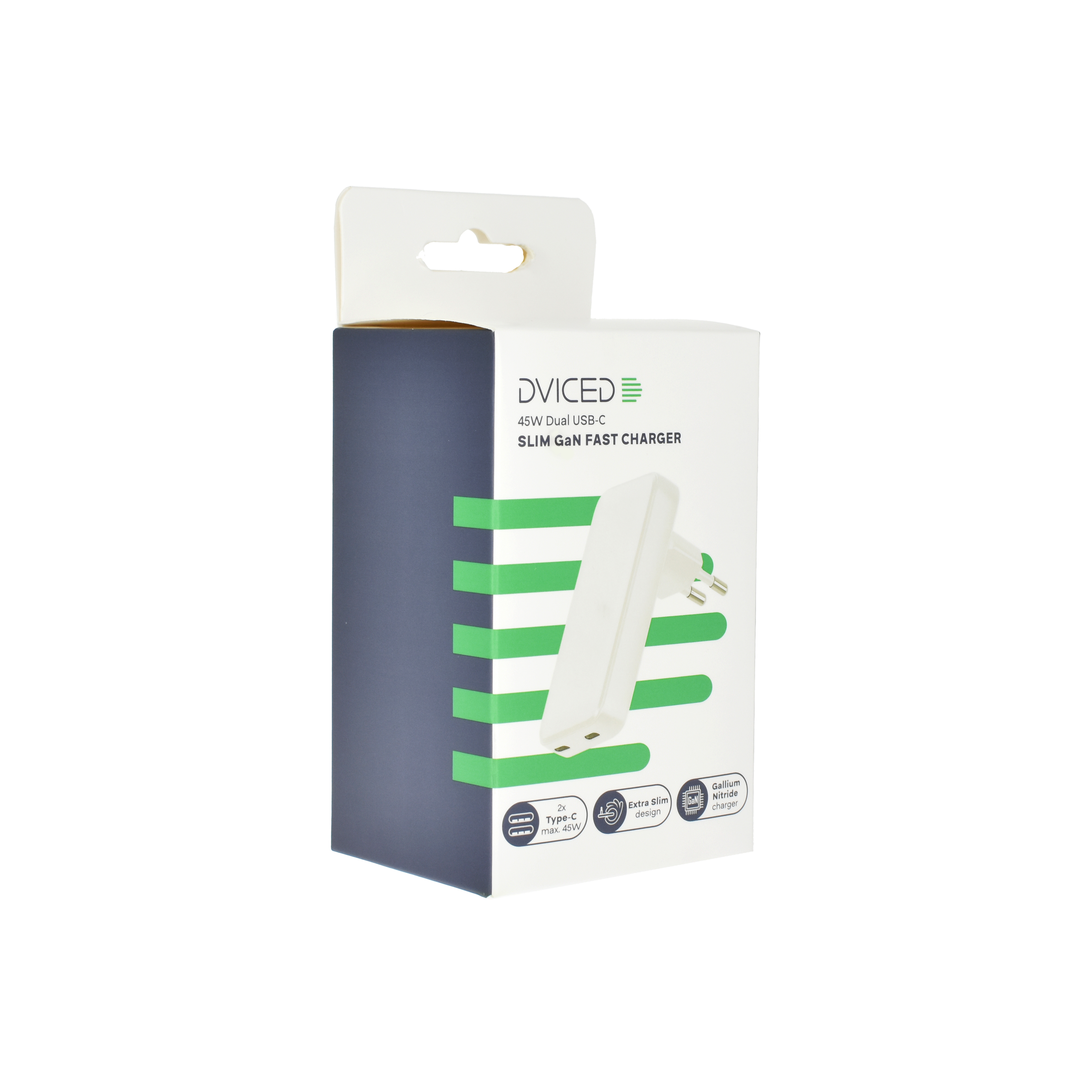 Dviced Wall charger 30W GaN C EU - White