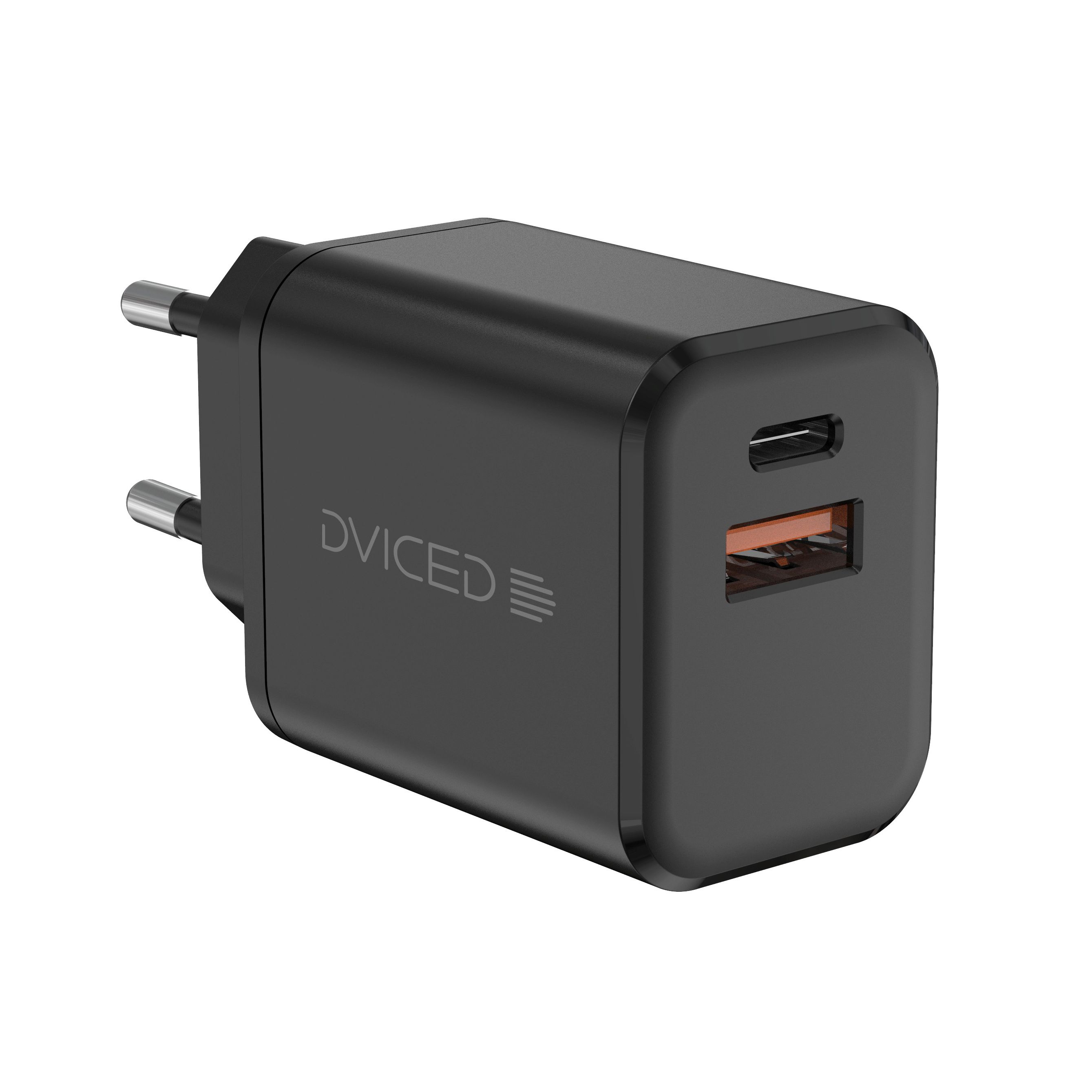 Dviced Wall charger 65W GaN 2 USB-C EU - Black