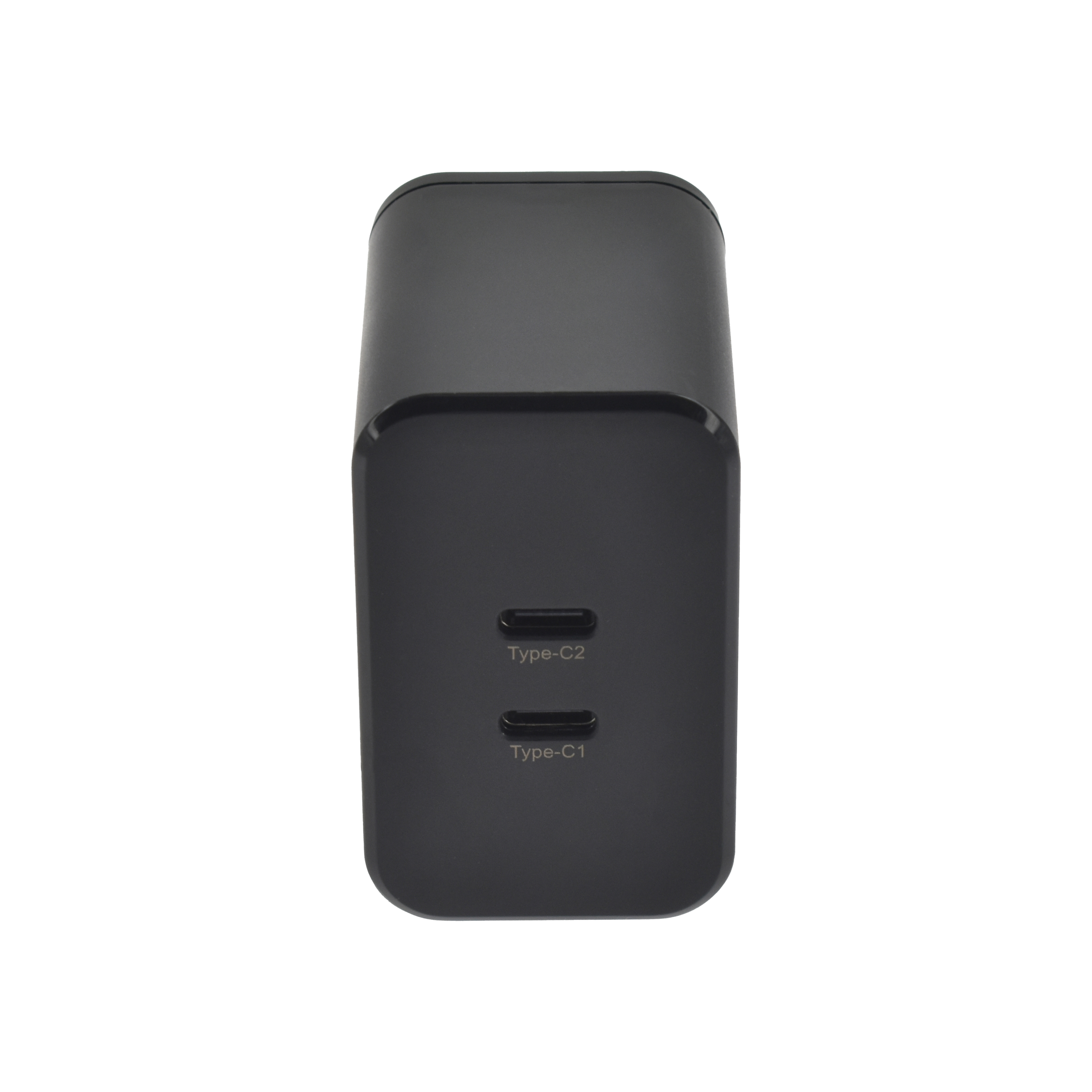 Dviced Wall charger w cable 65W GaN 2 USB-C EU - Black