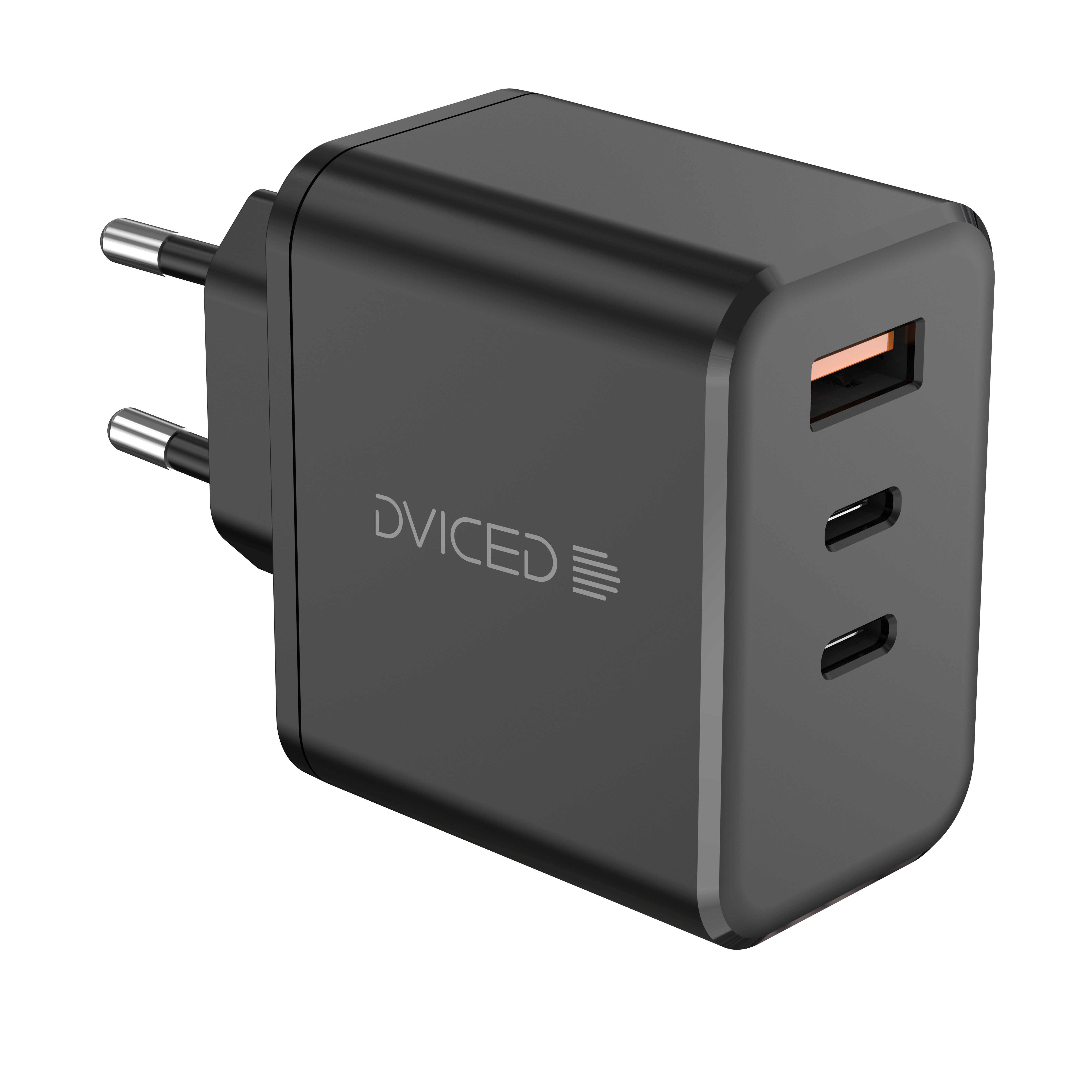 Dviced Wall charger 140W GaN 2C1A EU - Black