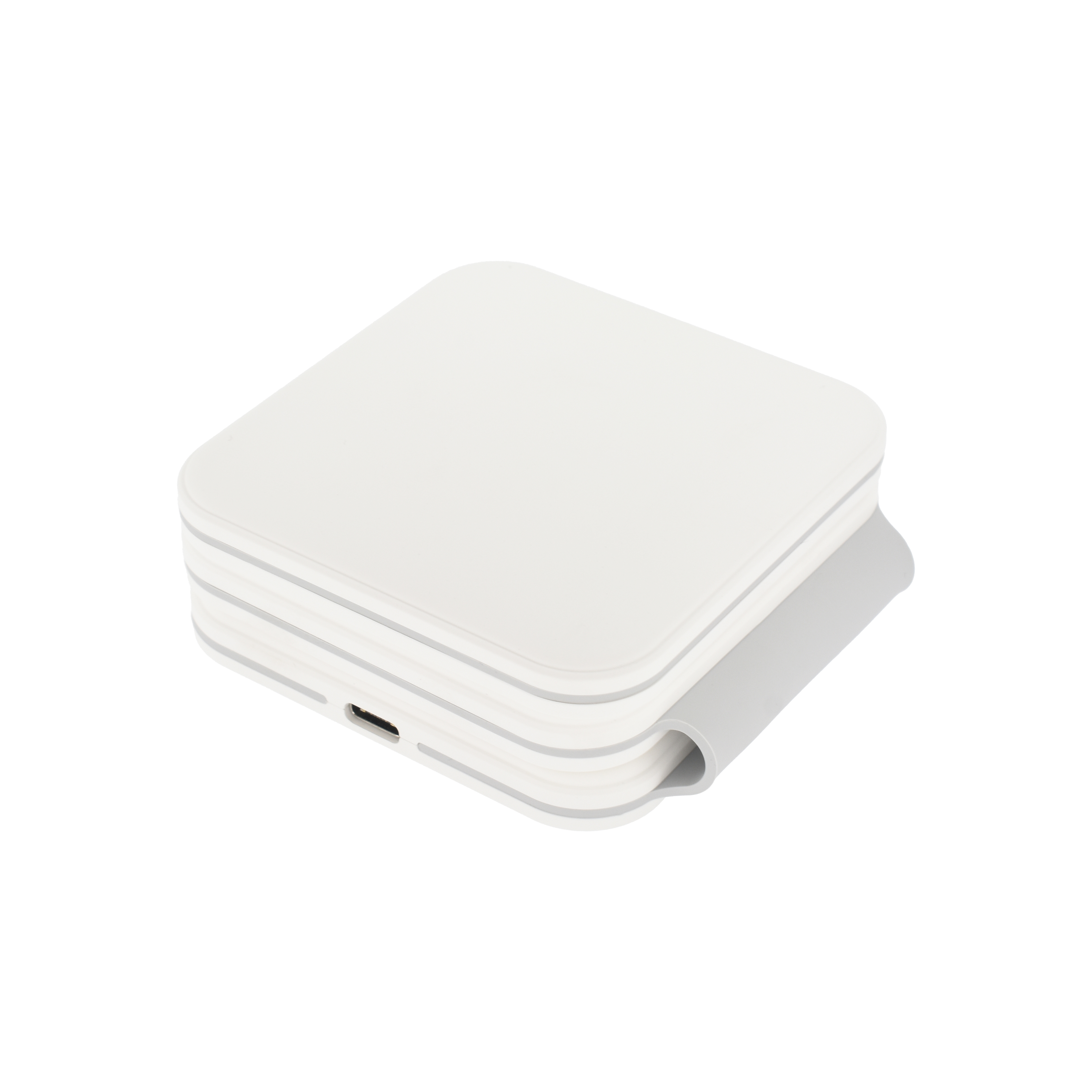 Dviced 3-in-1 foldable magnetic wireless charger - White