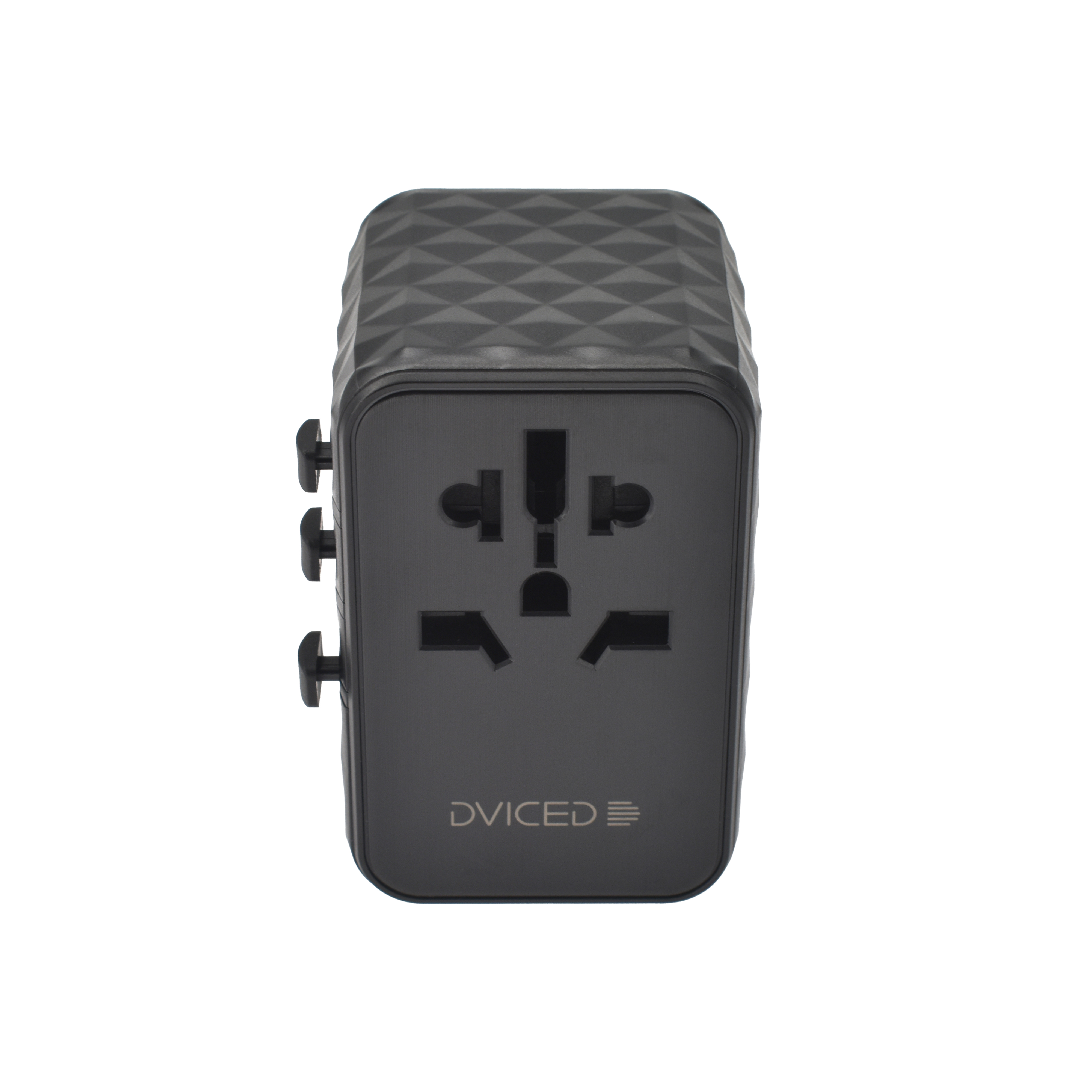 Dviced Universal travel adapter 65W GaN - Black