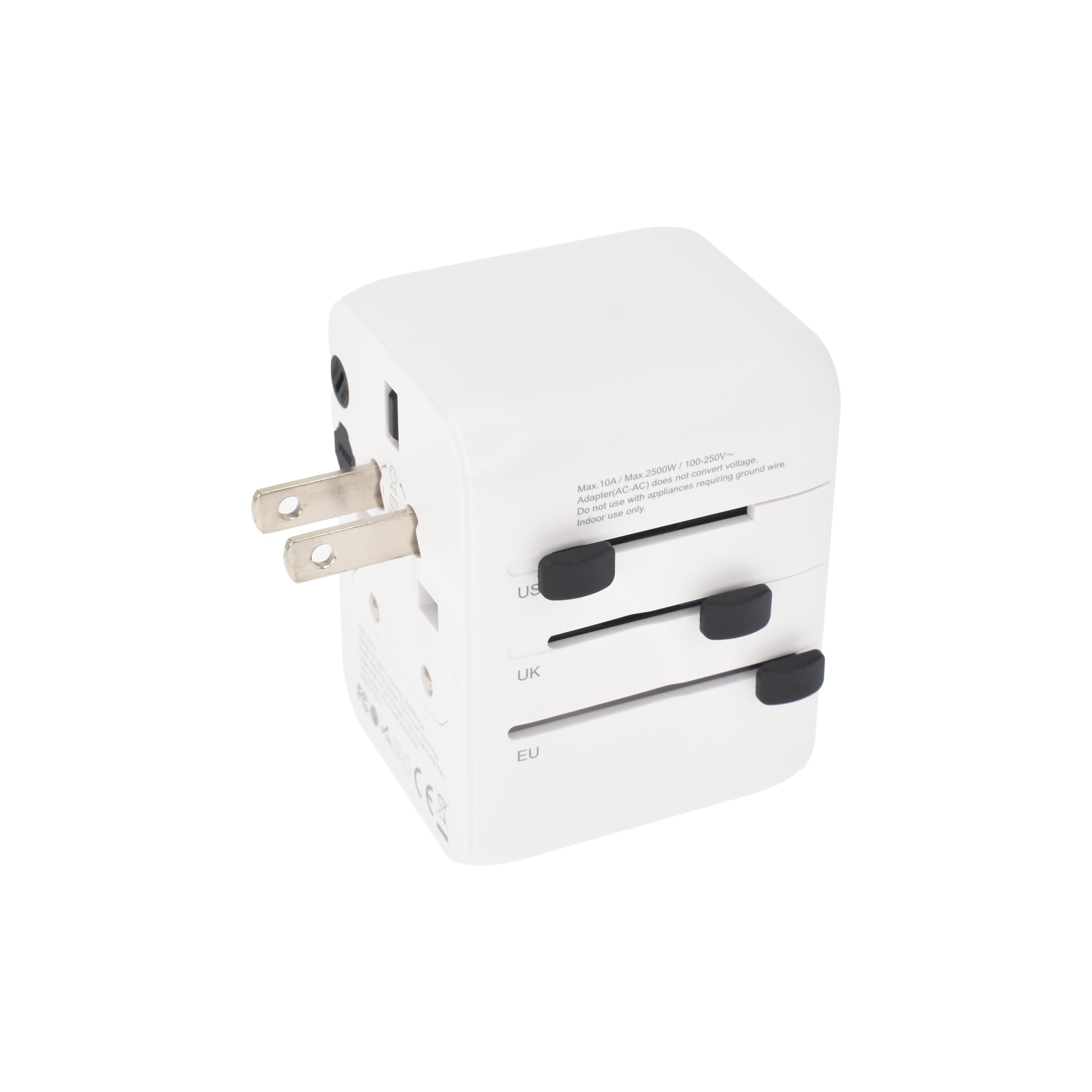 Dviced Universal travel adapter 28W - White