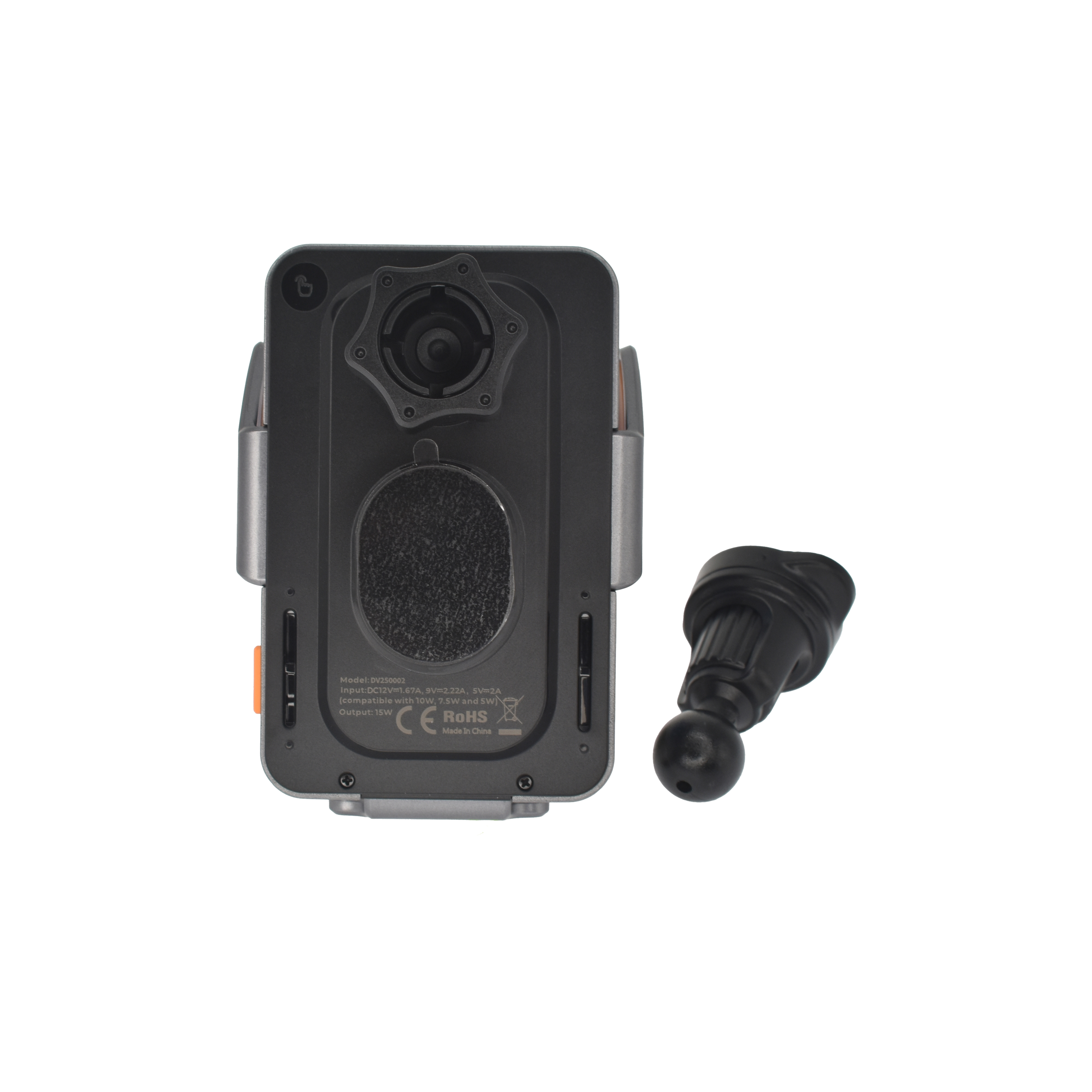 Dviced Wireless induction car mount charger - Gray