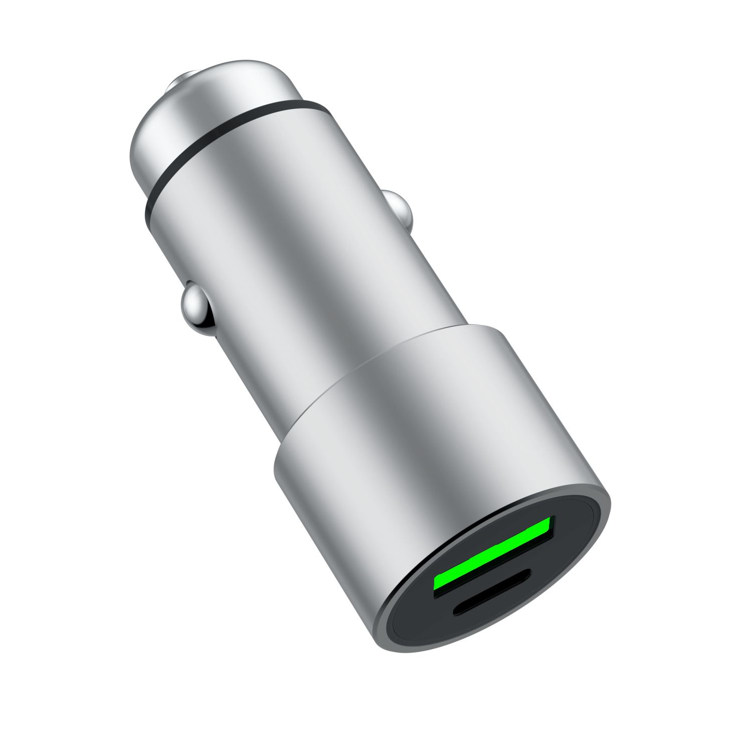 Dviced Car charger 60W 2 USB-C 1 USB-A - Gray
