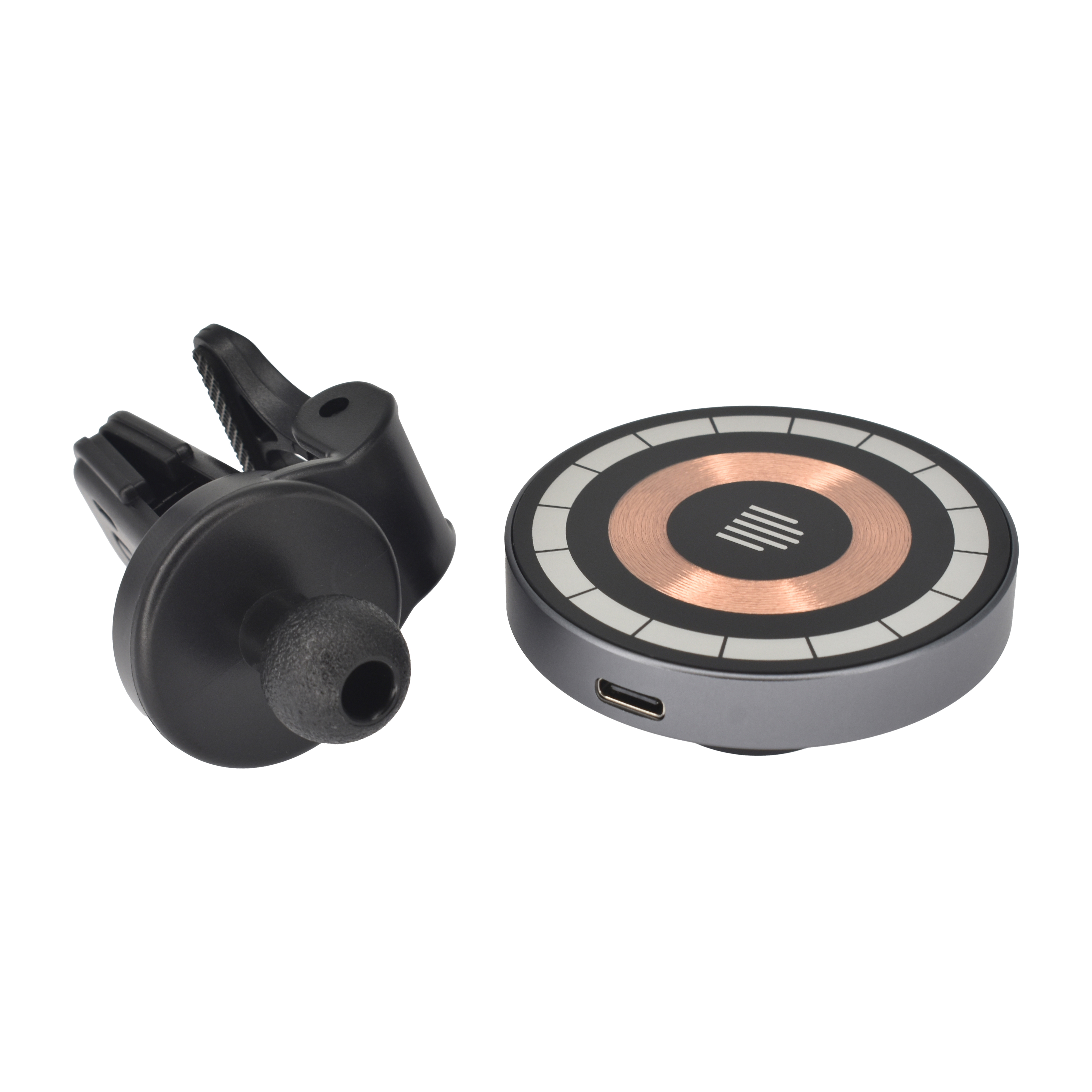 Dviced Magsafe car charger - Gray/Copper