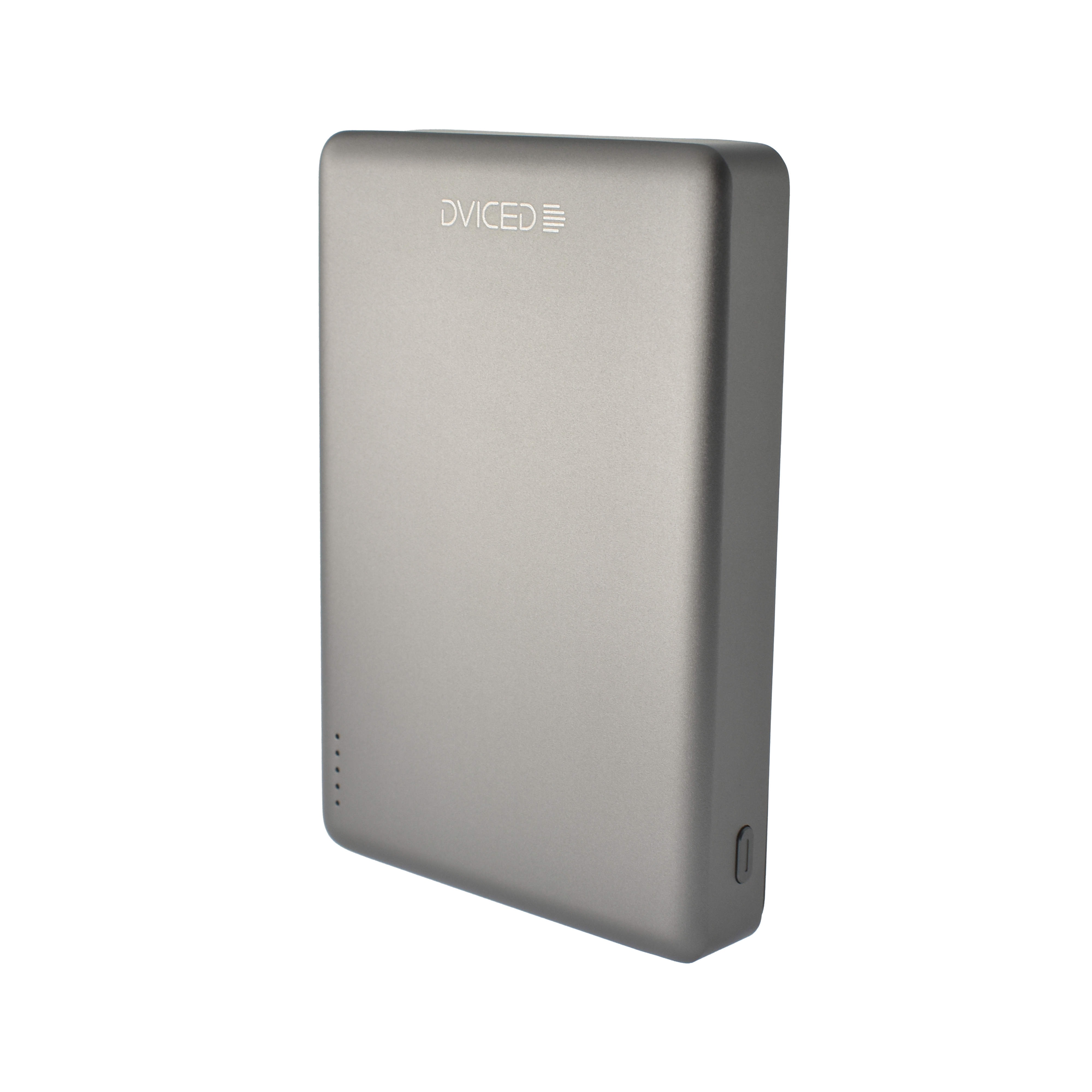 Dviced Ultrathin Power bank 10000mAh - Black/Grey