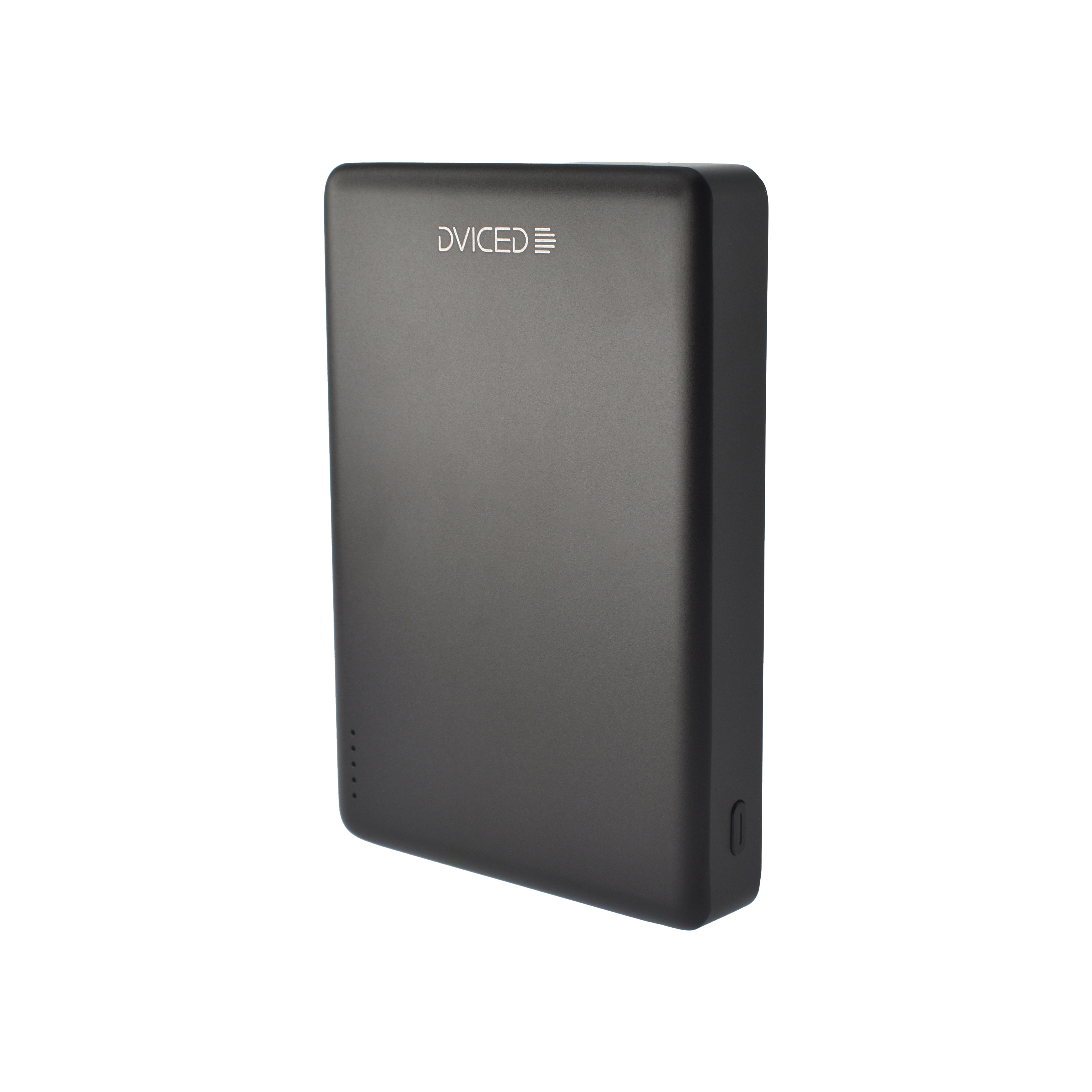 Dviced Ultrathin Power bank 10000mAh - Black/Black
