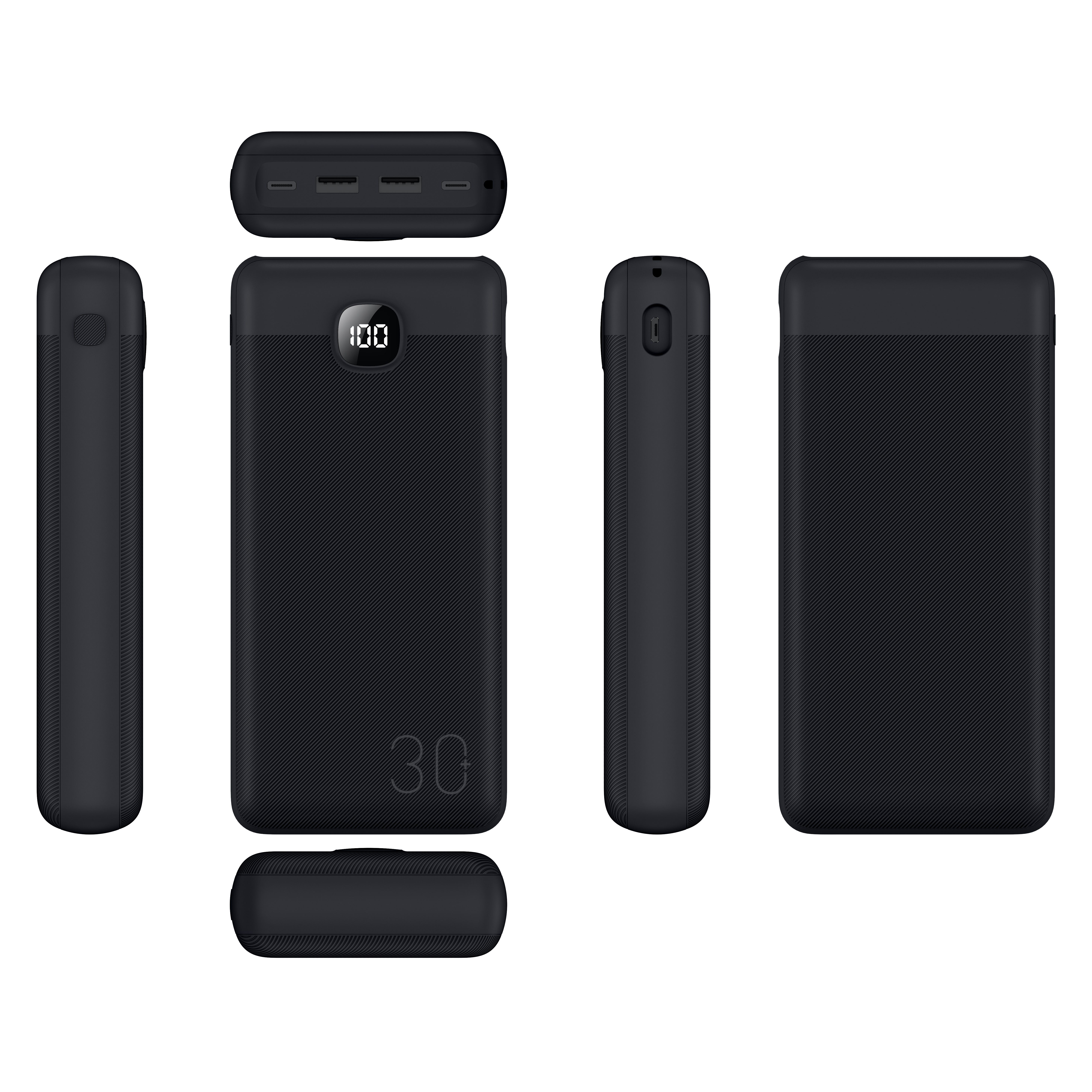 Dviced Power bank 30000mAh - Black
