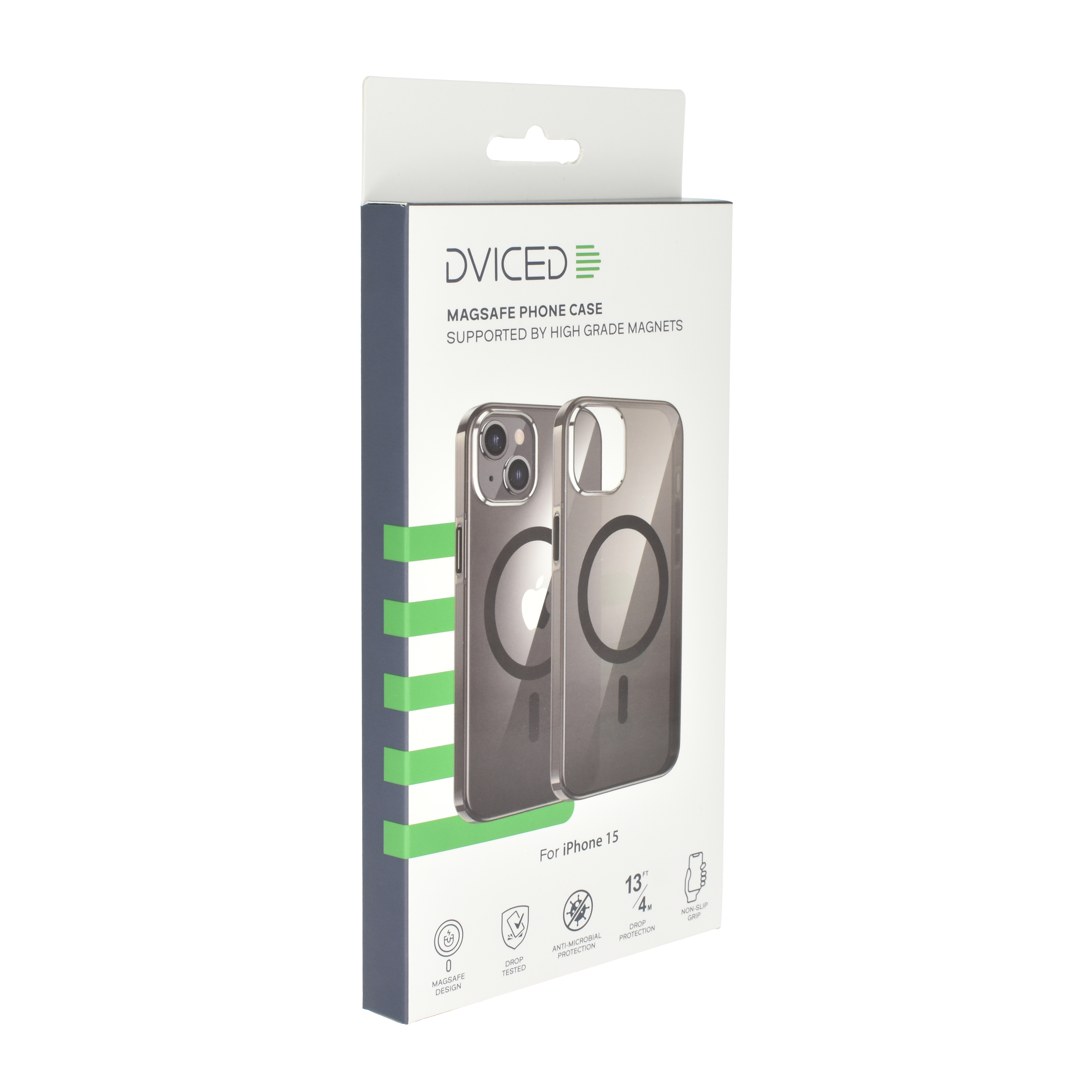Dviced Magsafe iPhone 15 clear case -  Black