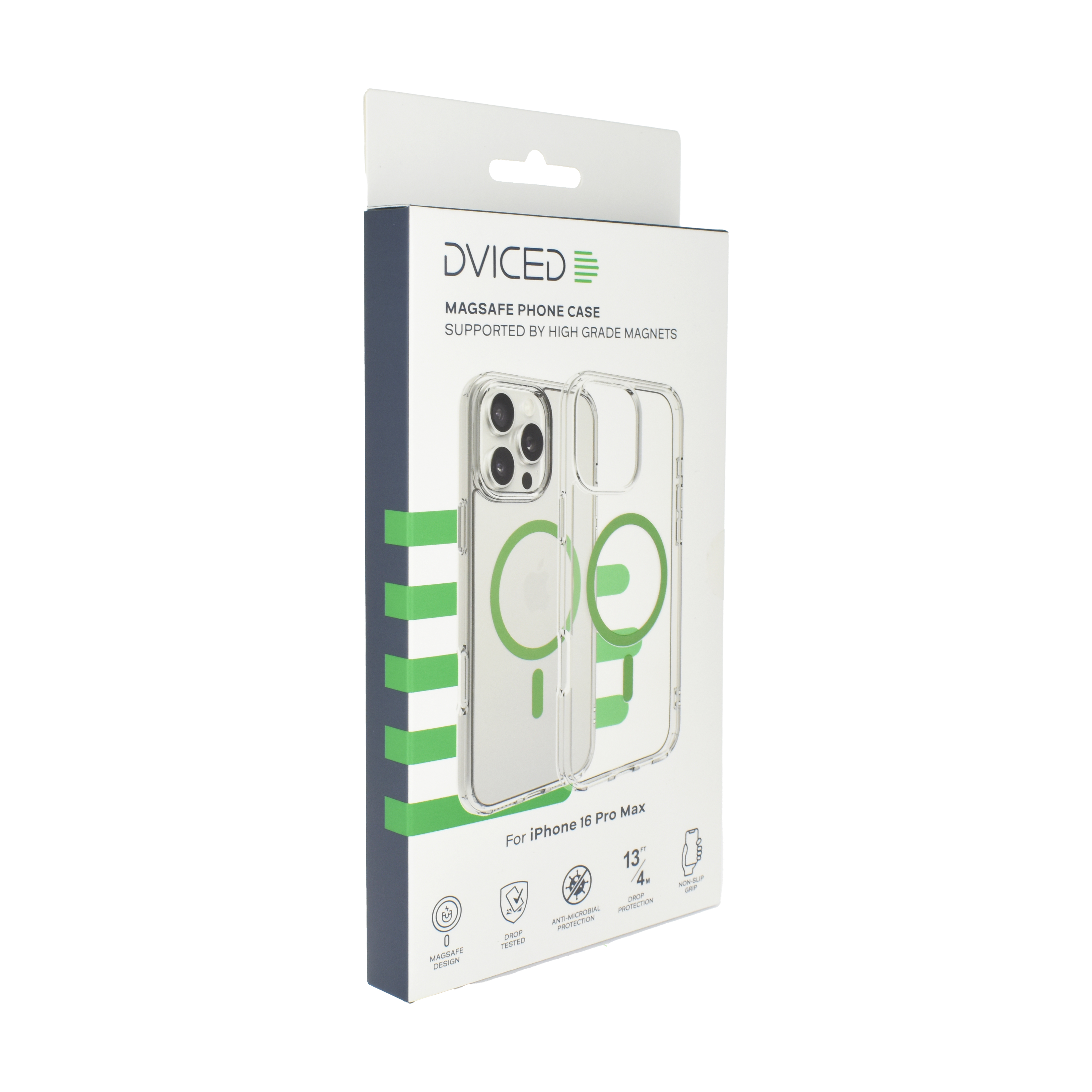 Dviced Magsafe iPhone 16 Pro Max clear case - Green