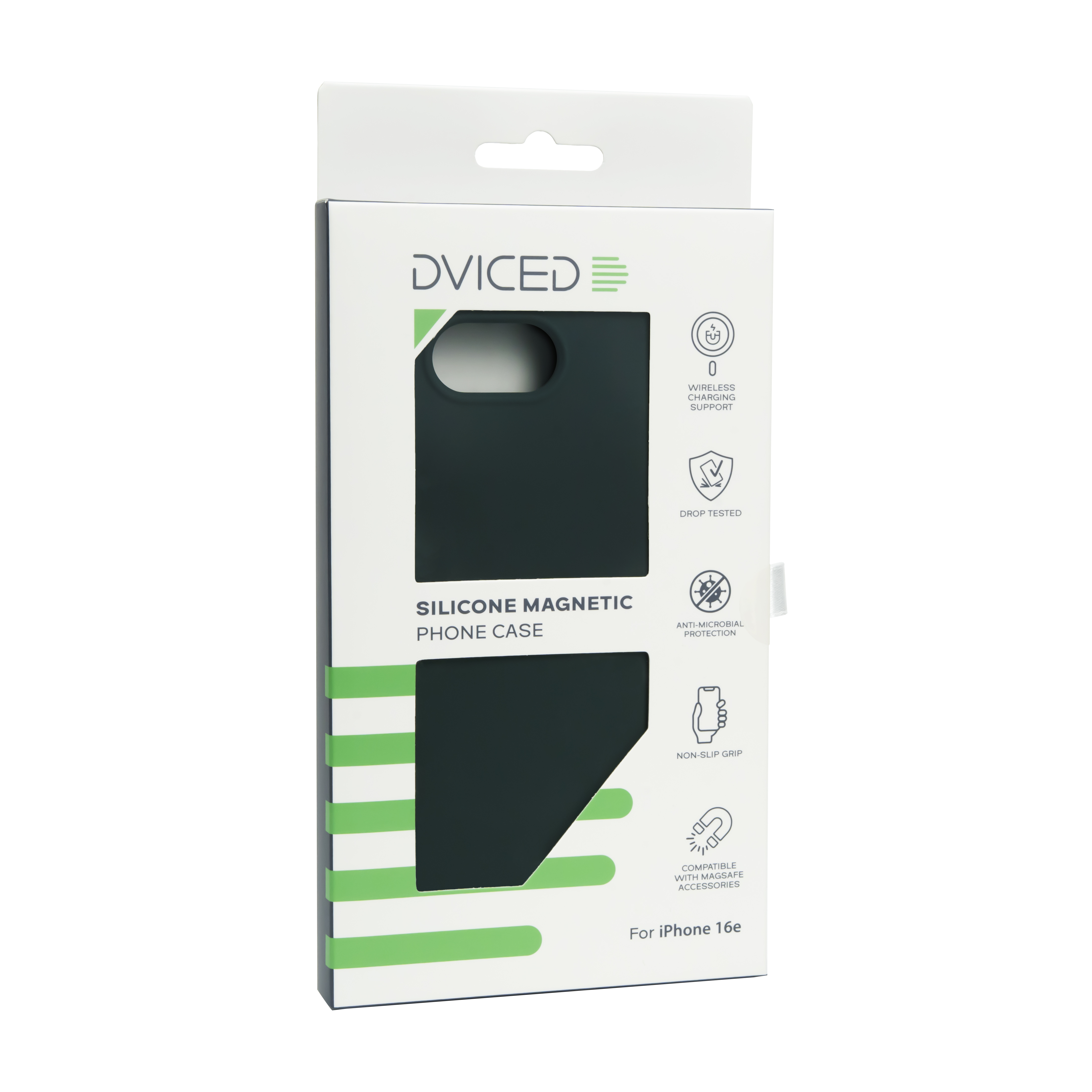 Dviced Silicone Magnetic iPhone 17e/16e case - Green