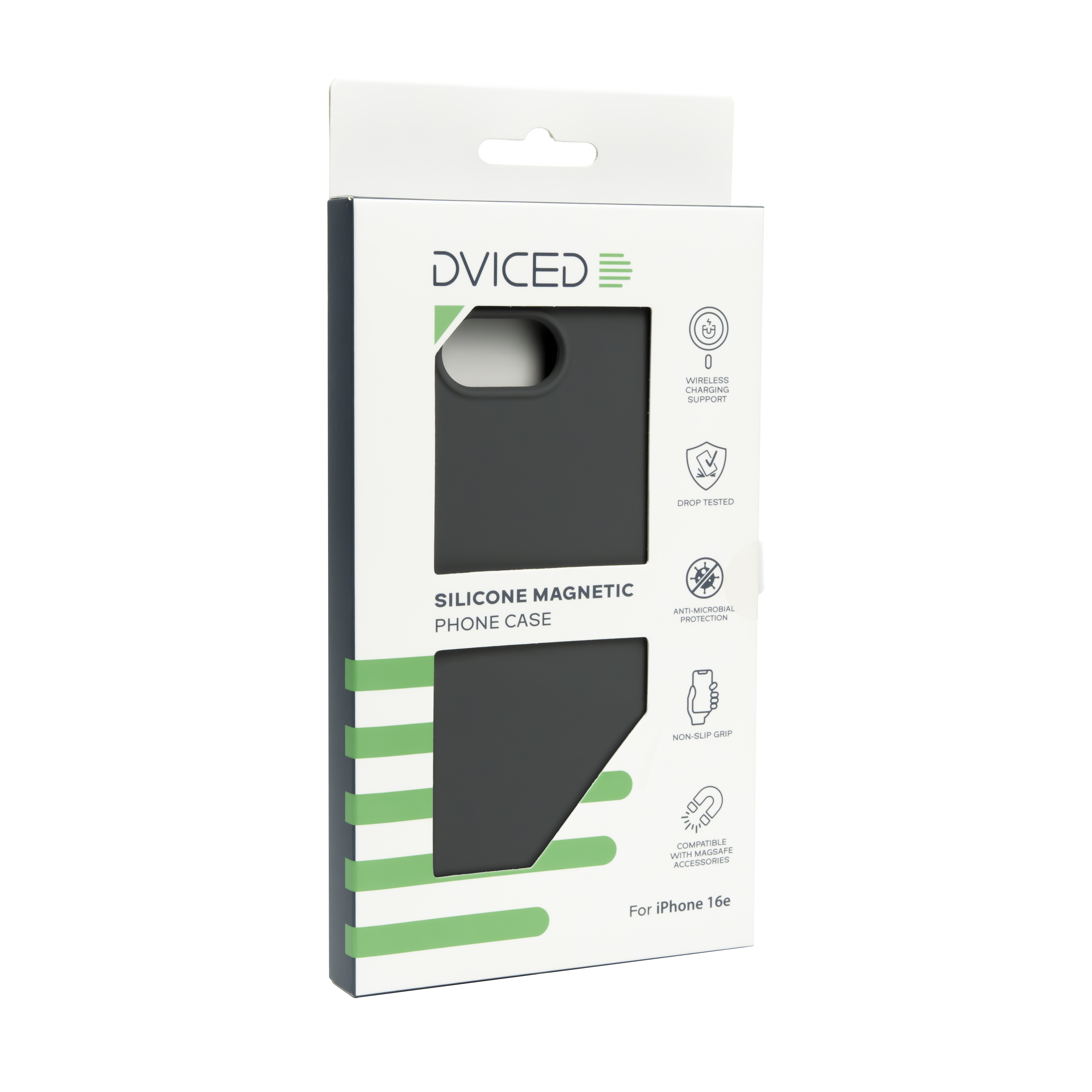 Dviced Silicone Magnetic iPhone 17e/16e case - Grey